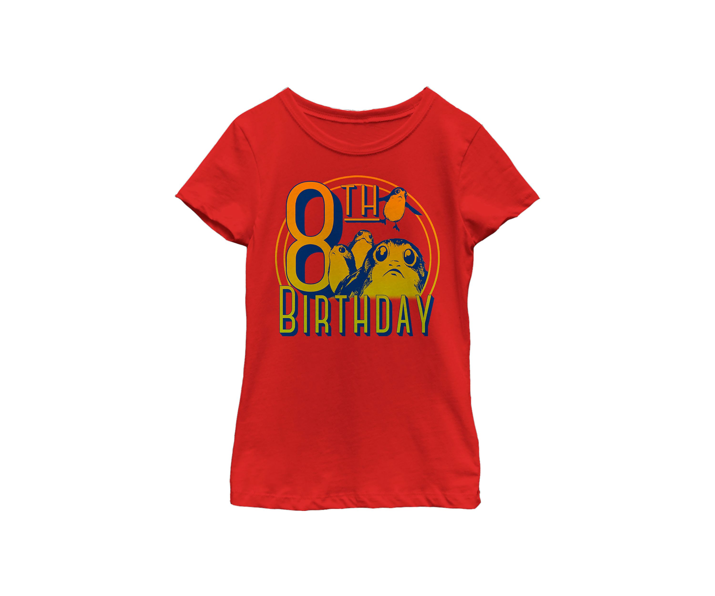 Girls 46x Star Wars Eight Porgy Birthday Graphic Top