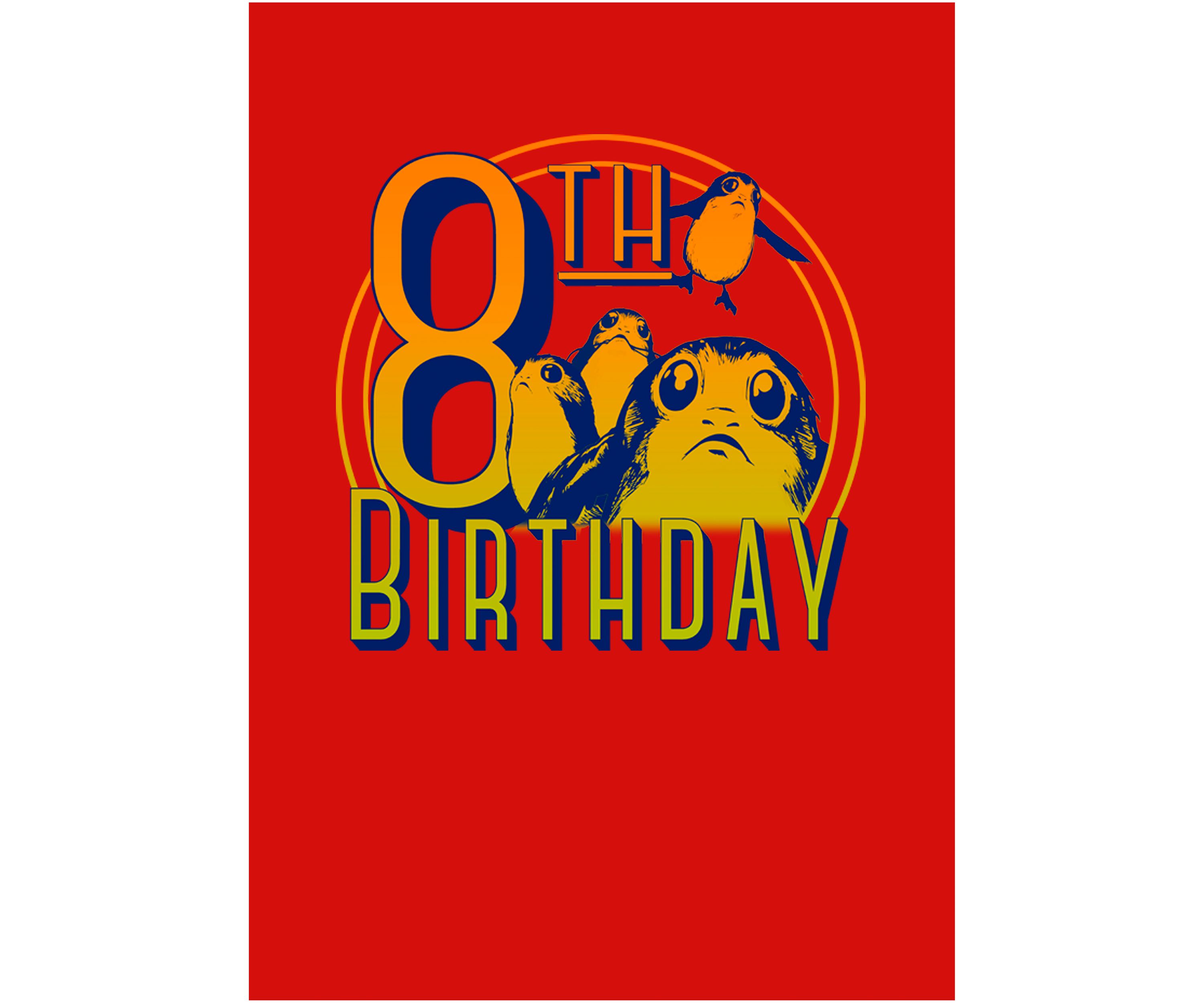 Girls 46x Star Wars Eight Porgy Birthday Graphic Top
