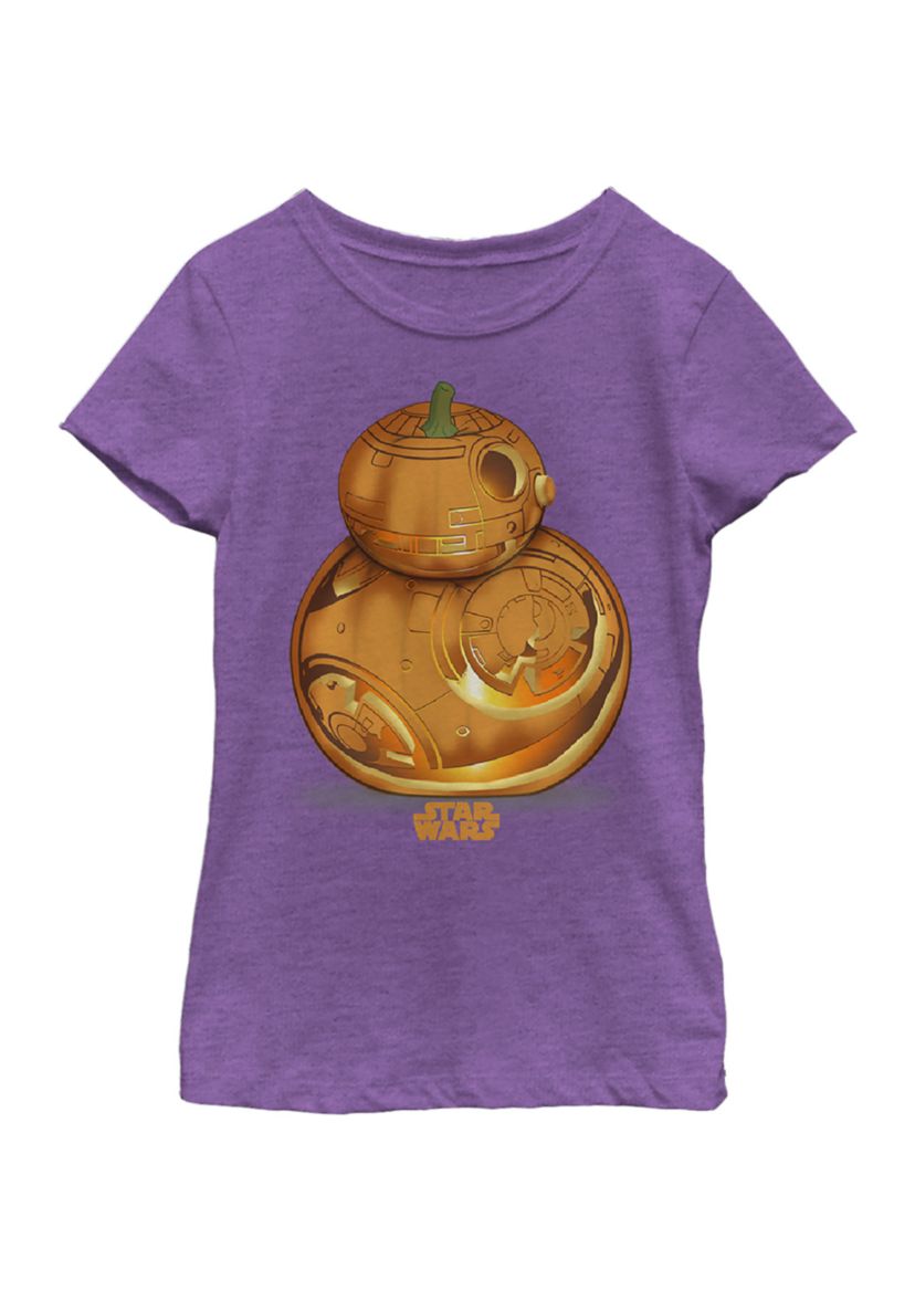 Girls 4-6x BB Pumpkin Logo T-Shirt 