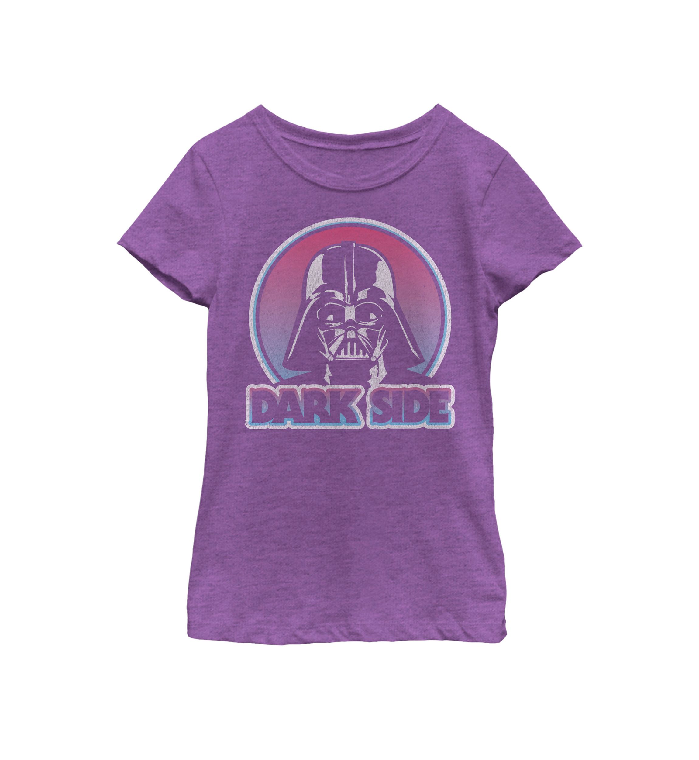 Girls 7-16 Darth Vader Dark Side Short Sleeve Graphic T-Shirt 