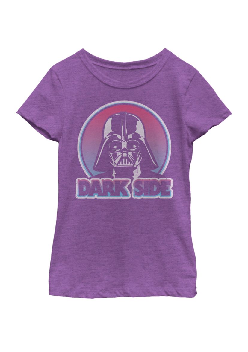 Girls 7-16 Darth Vader Dark Side Short Sleeve Graphic T-Shirt 