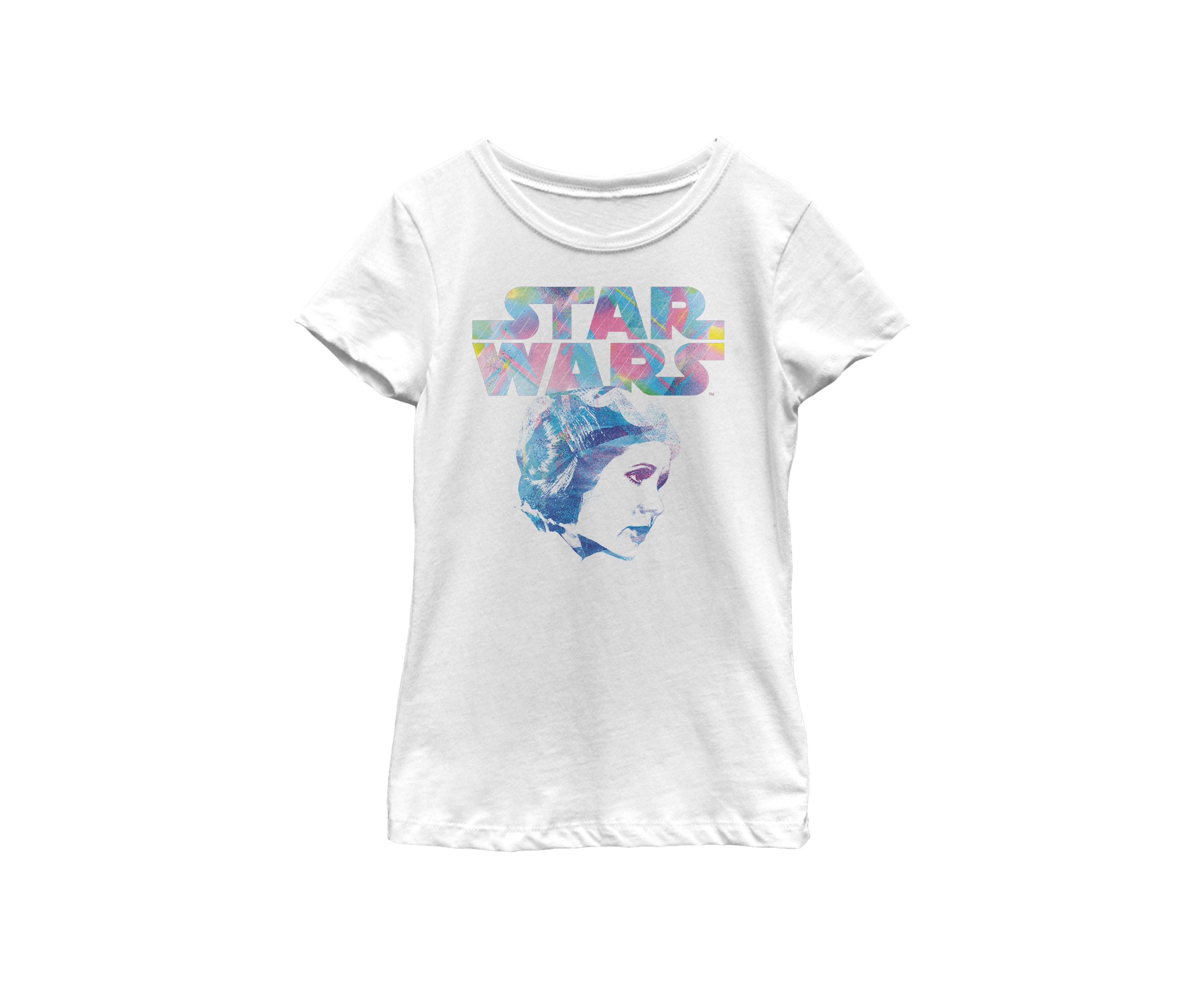 Girls 7-16 Princess Leia Pop Art Short Sleeve Graphic T-Shirt 