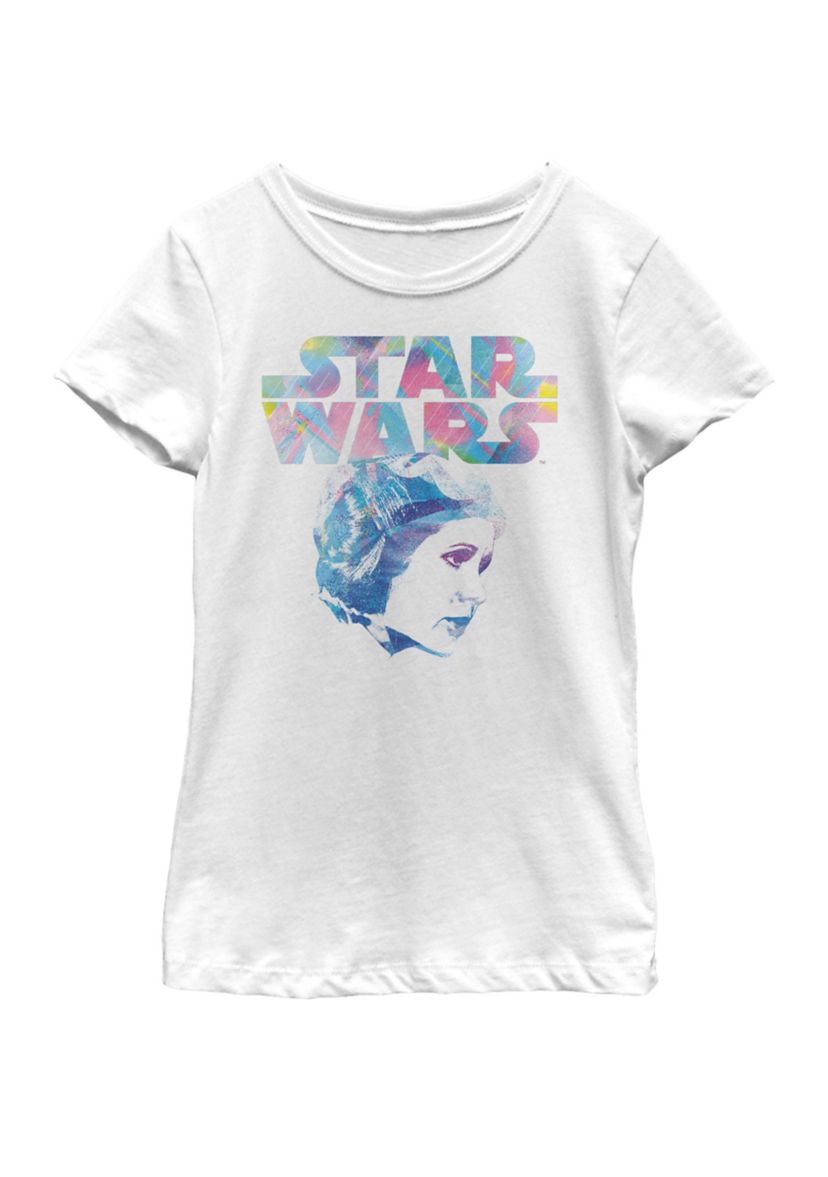 Girls 7-16 Princess Leia Pop Art Short Sleeve Graphic T-Shirt 