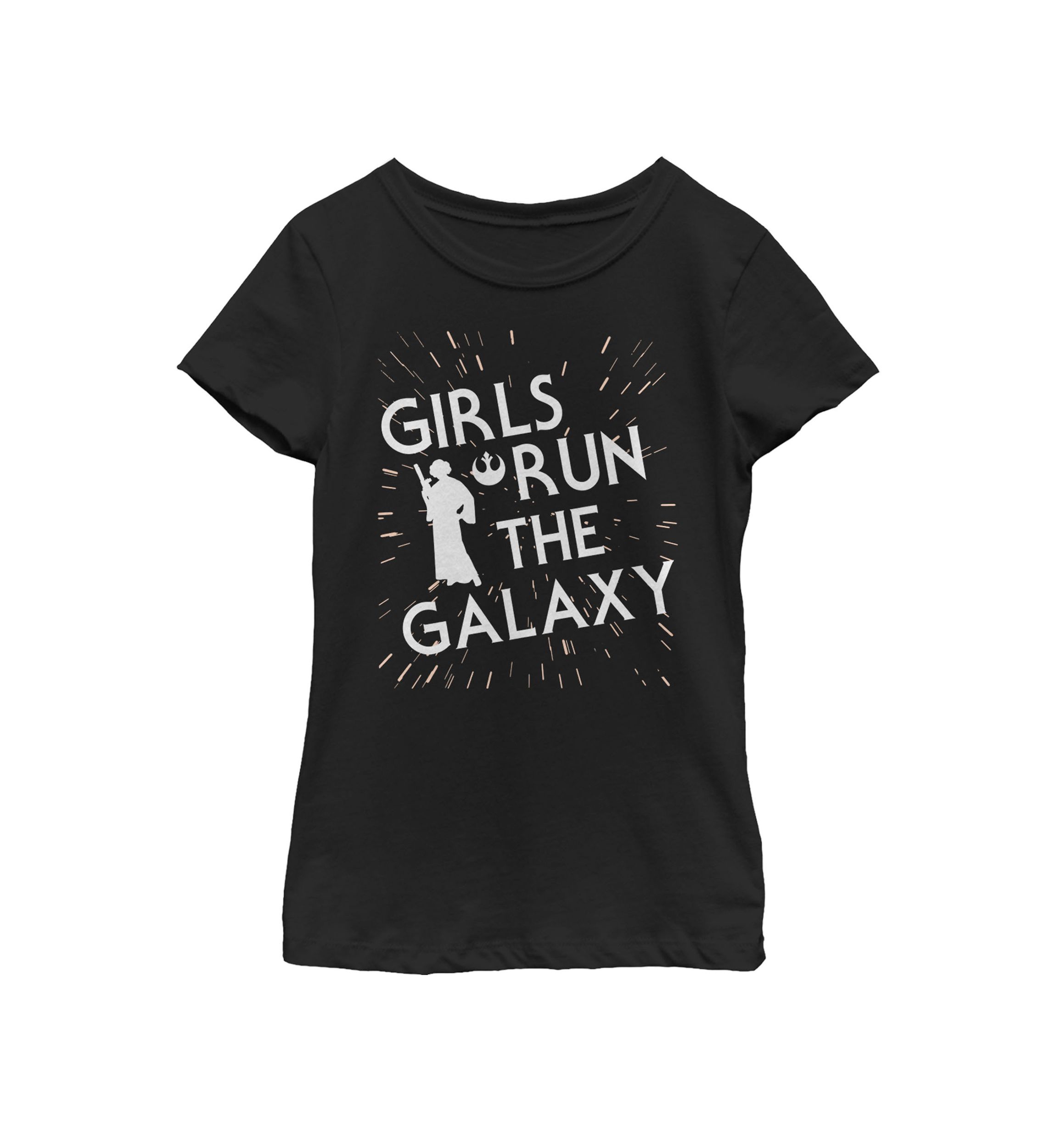 Girls 7-16 Girls Run The Galaxy Short Sleeve Graphic T-Shirt