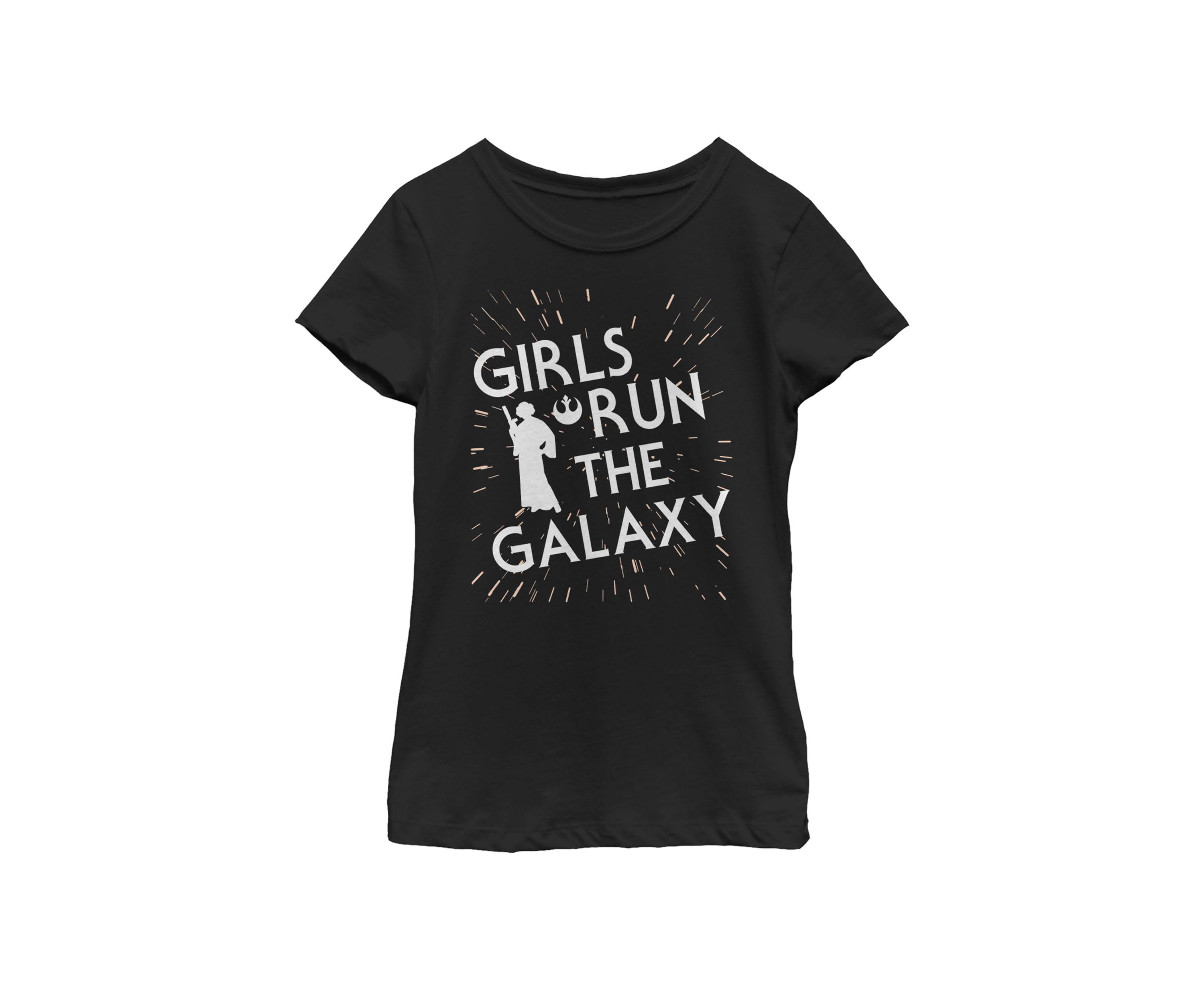  Girls 7-16 Girls Run The Galaxy Short Sleeve Graphic T-Shirt