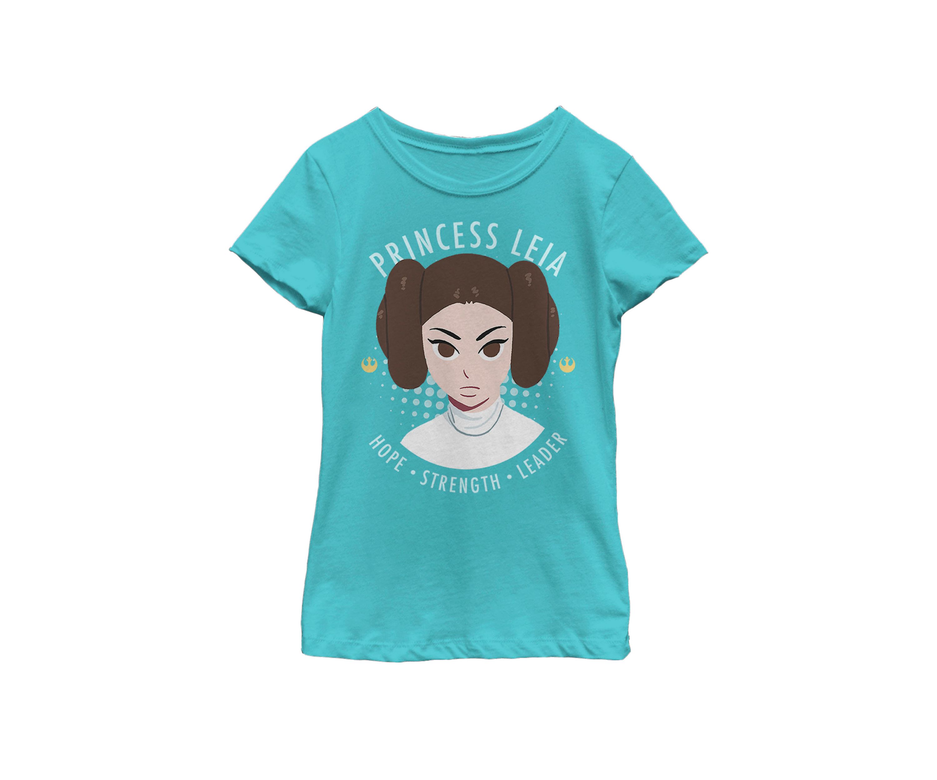 Girls 7-16 Galaxy Of Adventures Princess Leia G1P Short Sleeve Graphic T-Shirt 