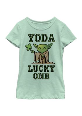 Star Wars Girls 46x Star Wars Yoda So Lucky Graphic Top | Belk