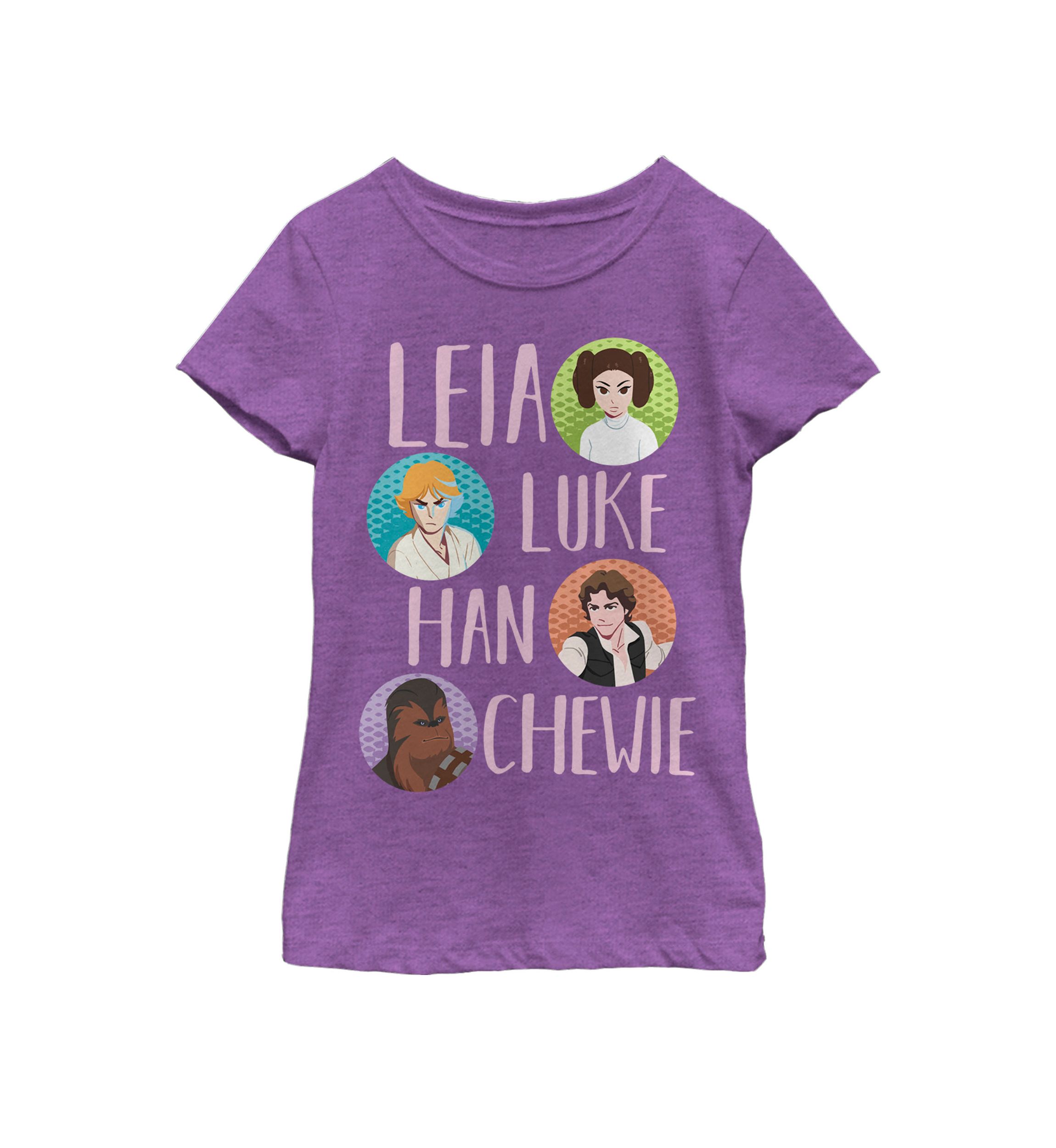  Girls 7-16 Galaxy Of Adventures Four Hero Circle G1P Short Sleeve Graphic T-Shirt 