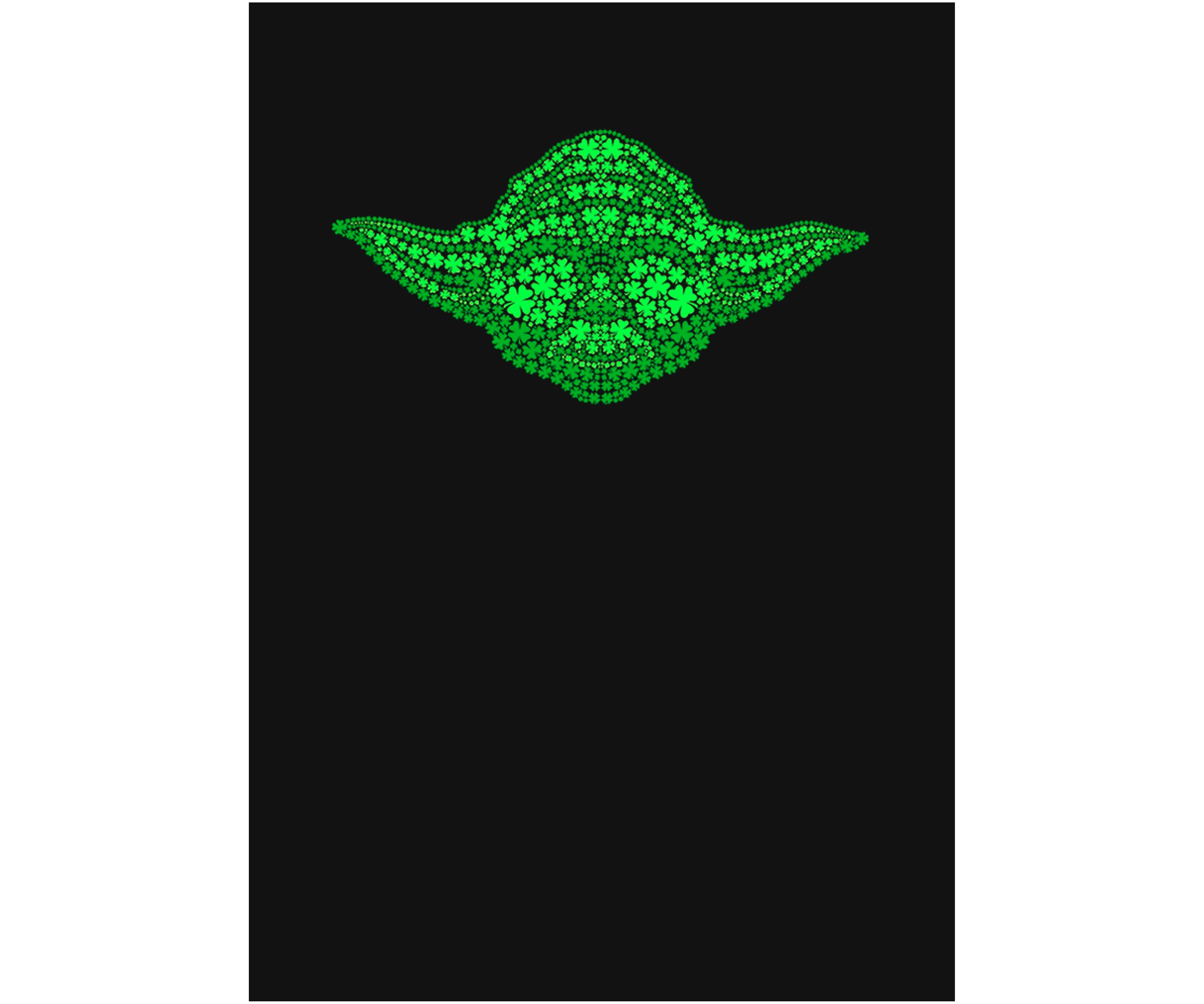 Girls 46x Star Wars Yoda Clovers Graphic Top