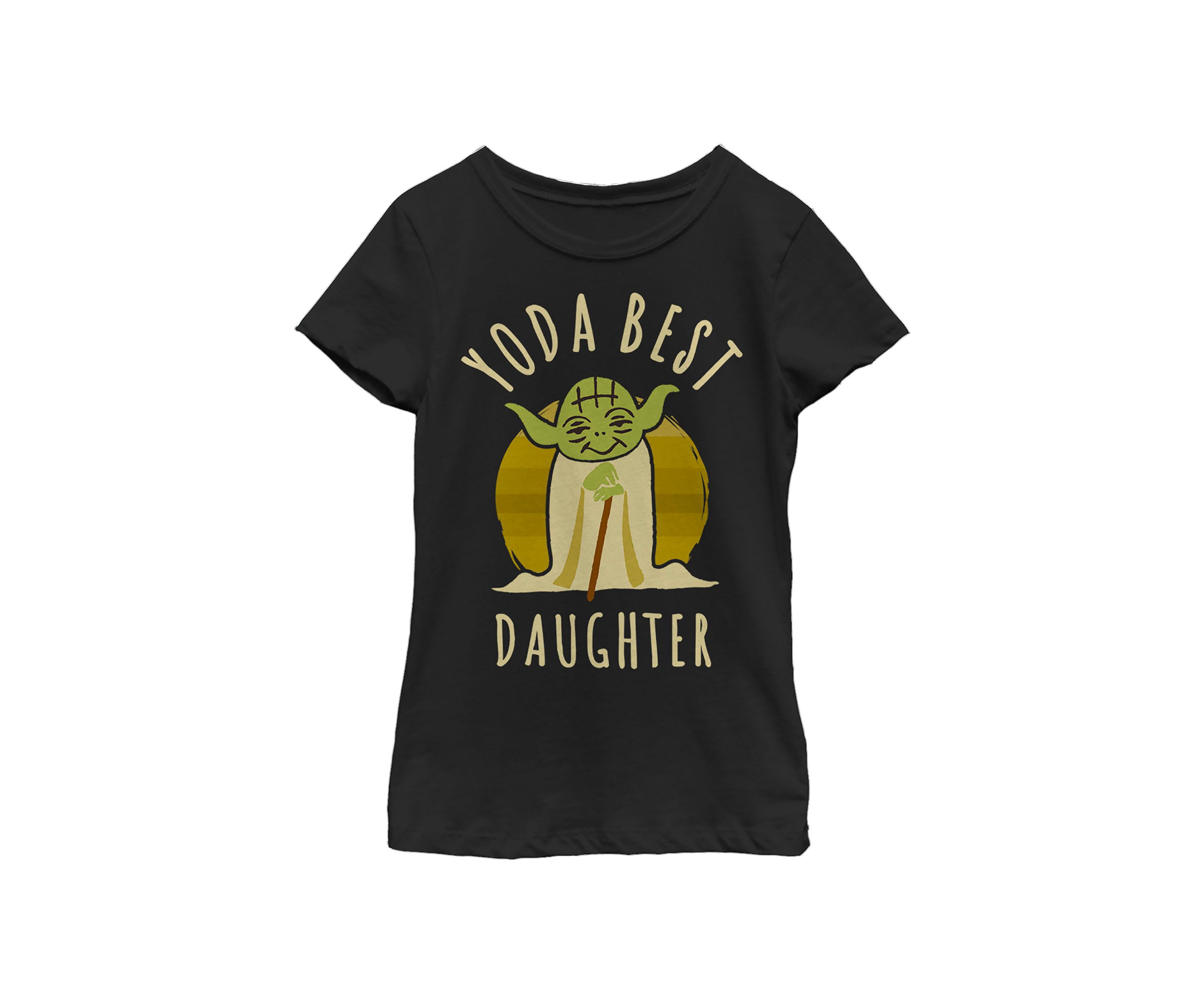 Girls 4-6x Best Daughter Yoda Says Graphic T-Shirt