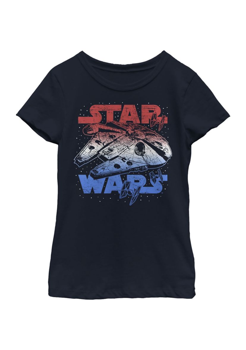 Star Spangled Falcon Graphic T-Shirt