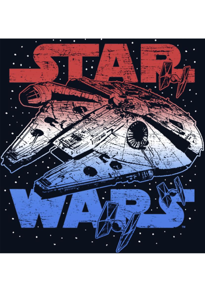 Star Spangled Falcon Graphic T-Shirt