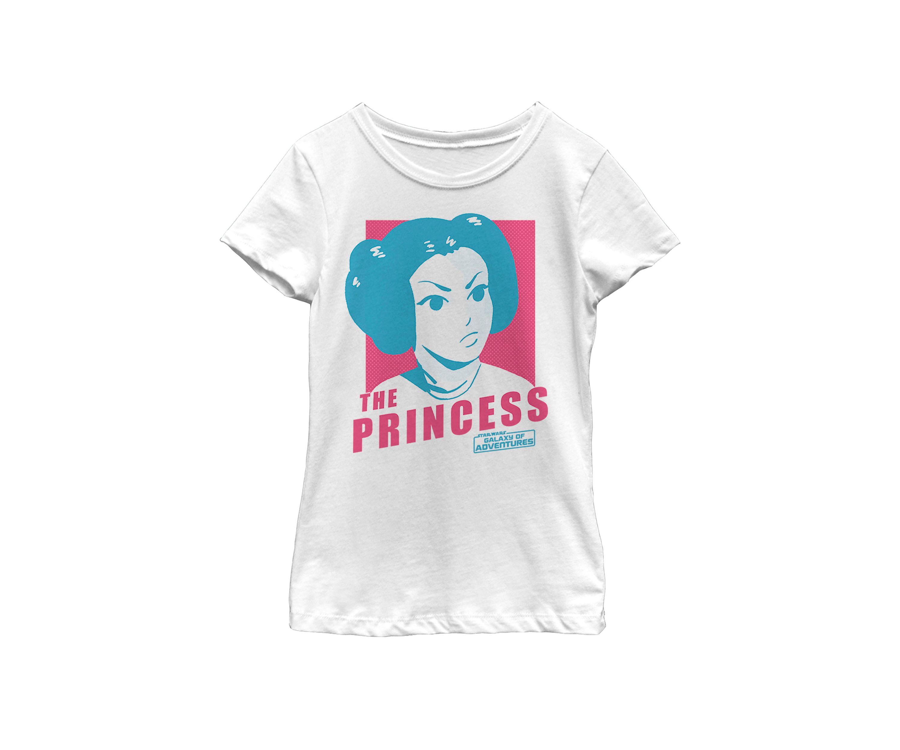 Girls 7-16 Galaxy Of Adventures Leia Pop Poster Short Sleeve Graphic T-Shirt 