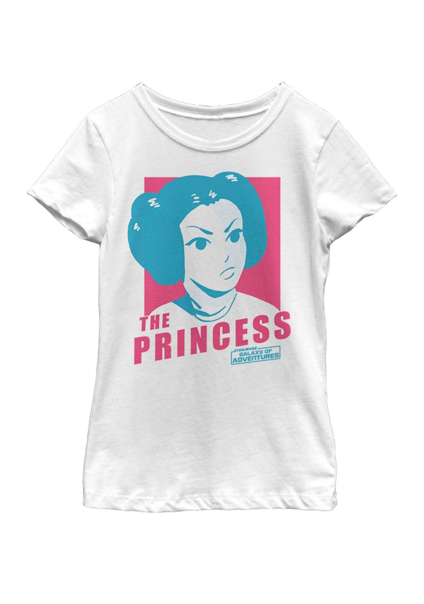 Girls 7-16 Galaxy Of Adventures Leia Pop Poster Short Sleeve Graphic T-Shirt 