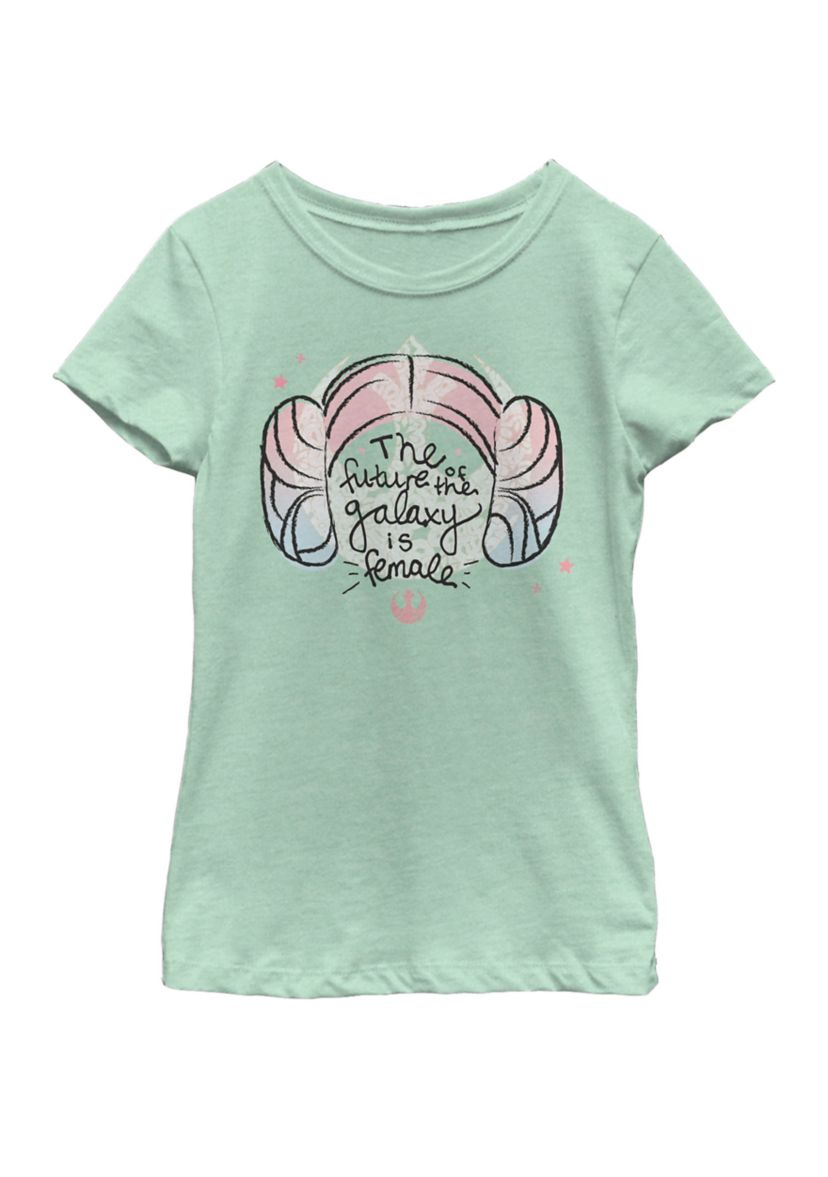 Girls 7-16 Princess Leia Quote Short Sleeve Graphic T-Shirt
