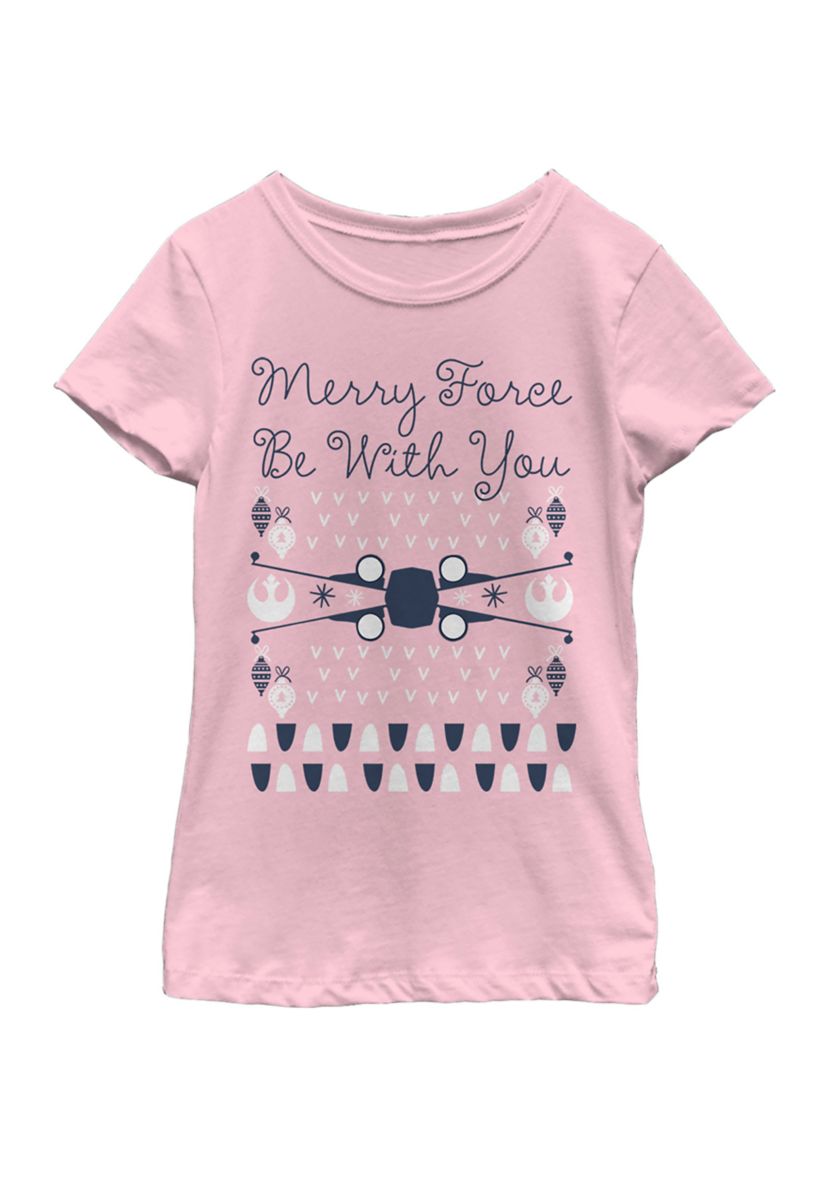 Girls 4-6x Sweater Style T-Shirt 