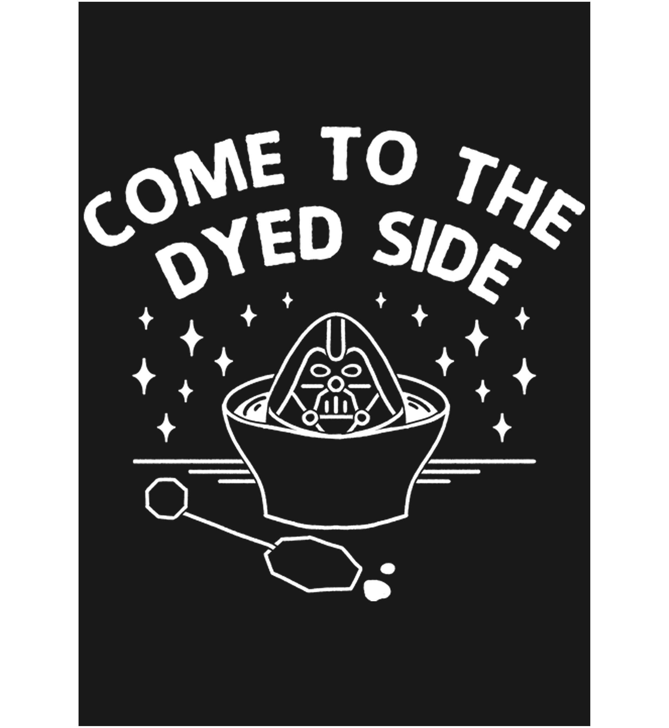 Girls 4-6x Darth Dyed Side Graphic T-Shirt