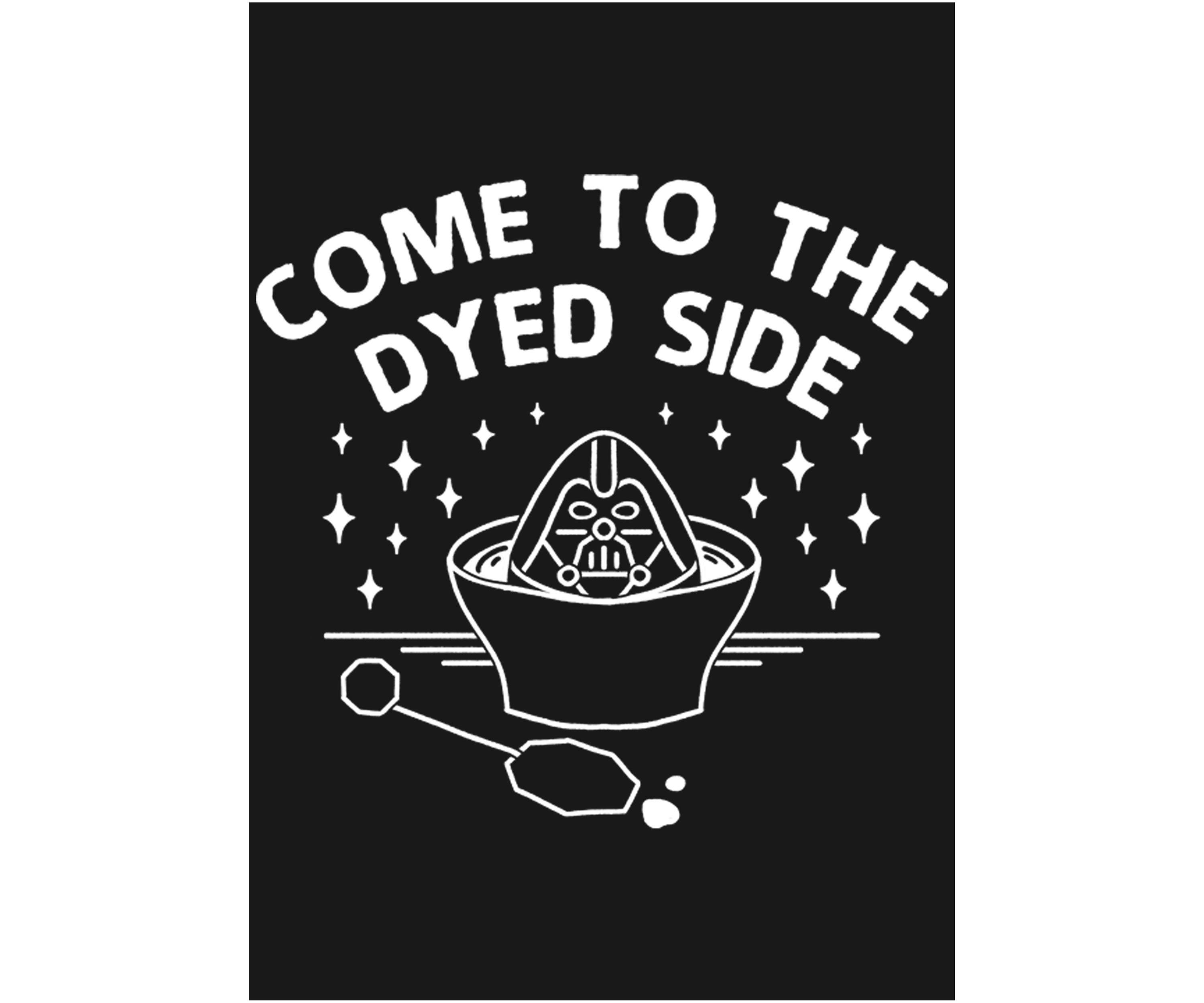 Girls 4-6x Darth Dyed Side Graphic T-Shirt