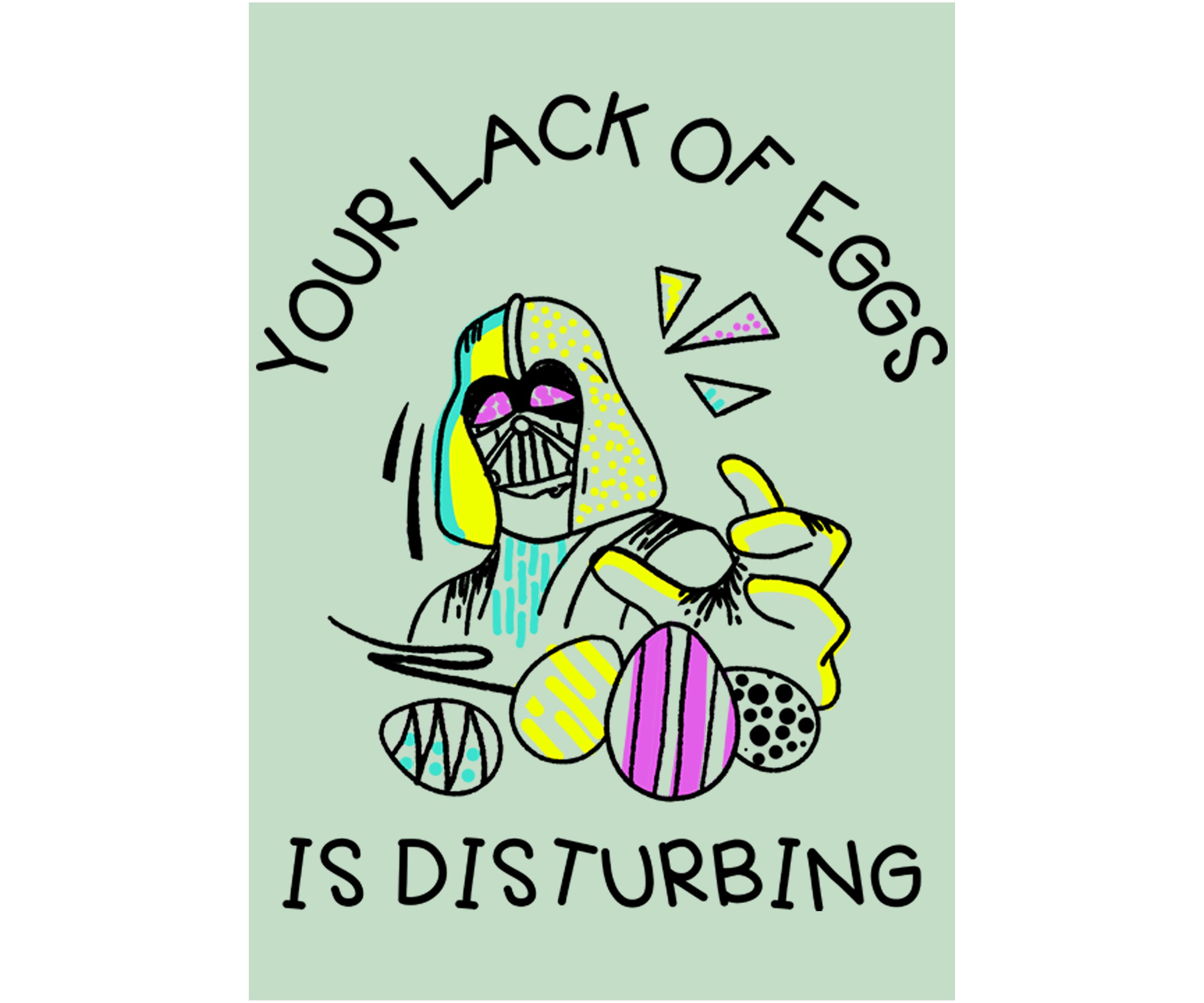 Girls 4-6x Lack of Eggs Graphic T-Shirt