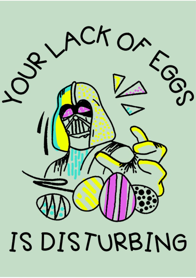 Girls 4-6x Lack of Eggs Graphic T-Shirt