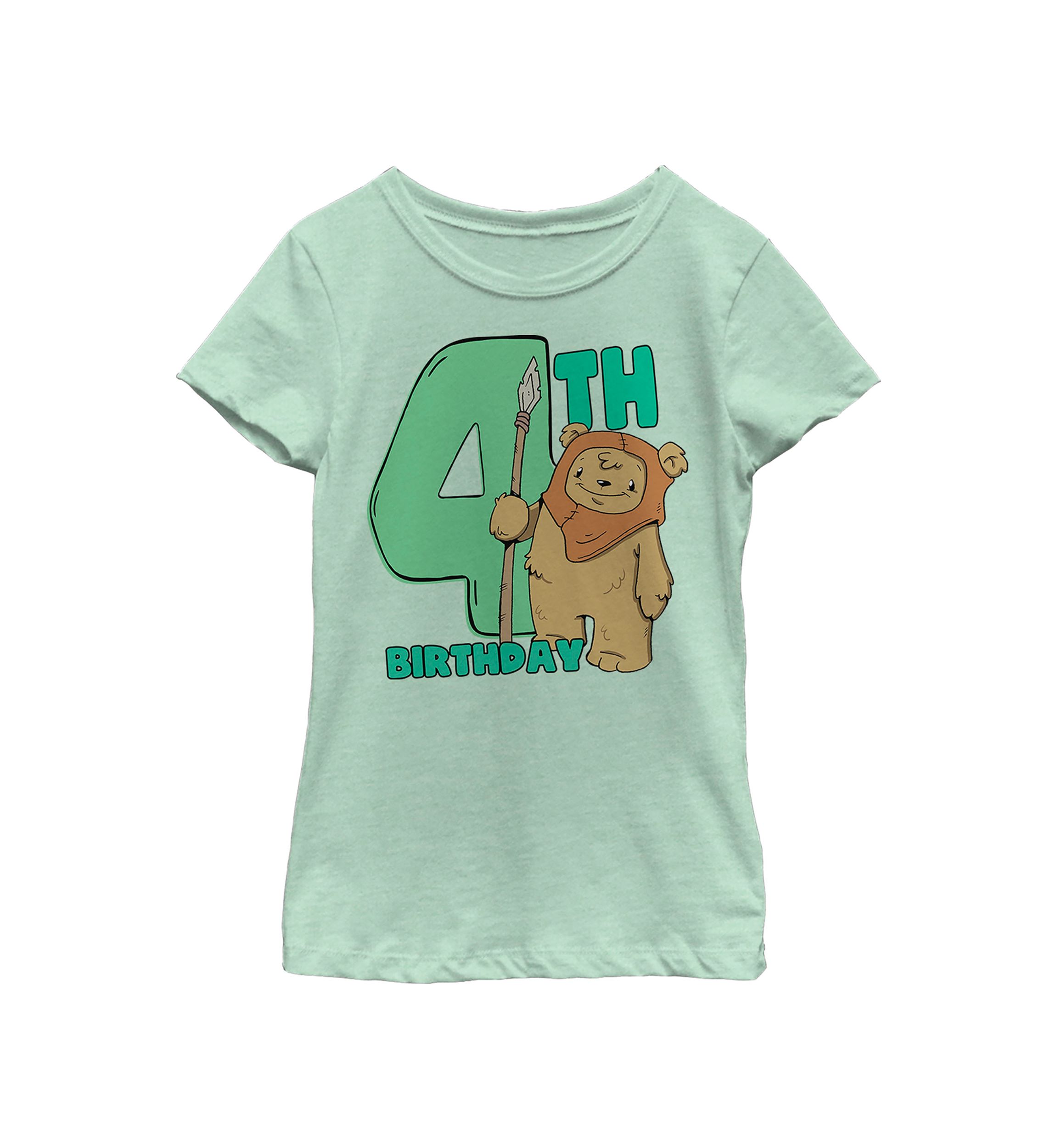 Girls 46x Star Wars Cute Ewok Four Graphic Top