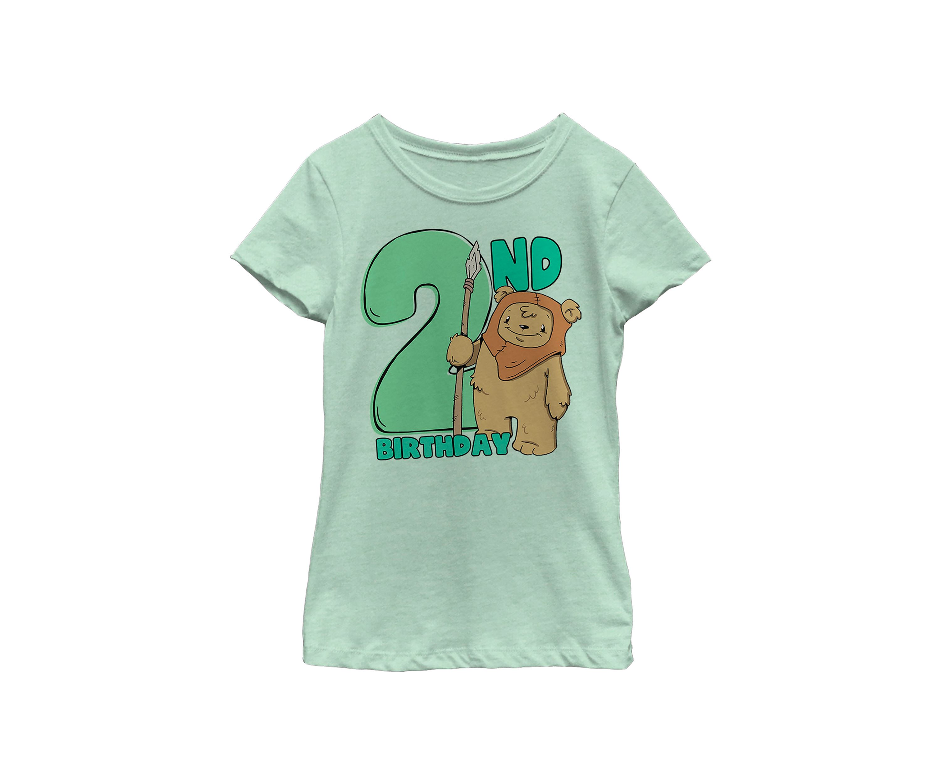 Girls 46x Star Wars Cute Ewok Two Graphic Top