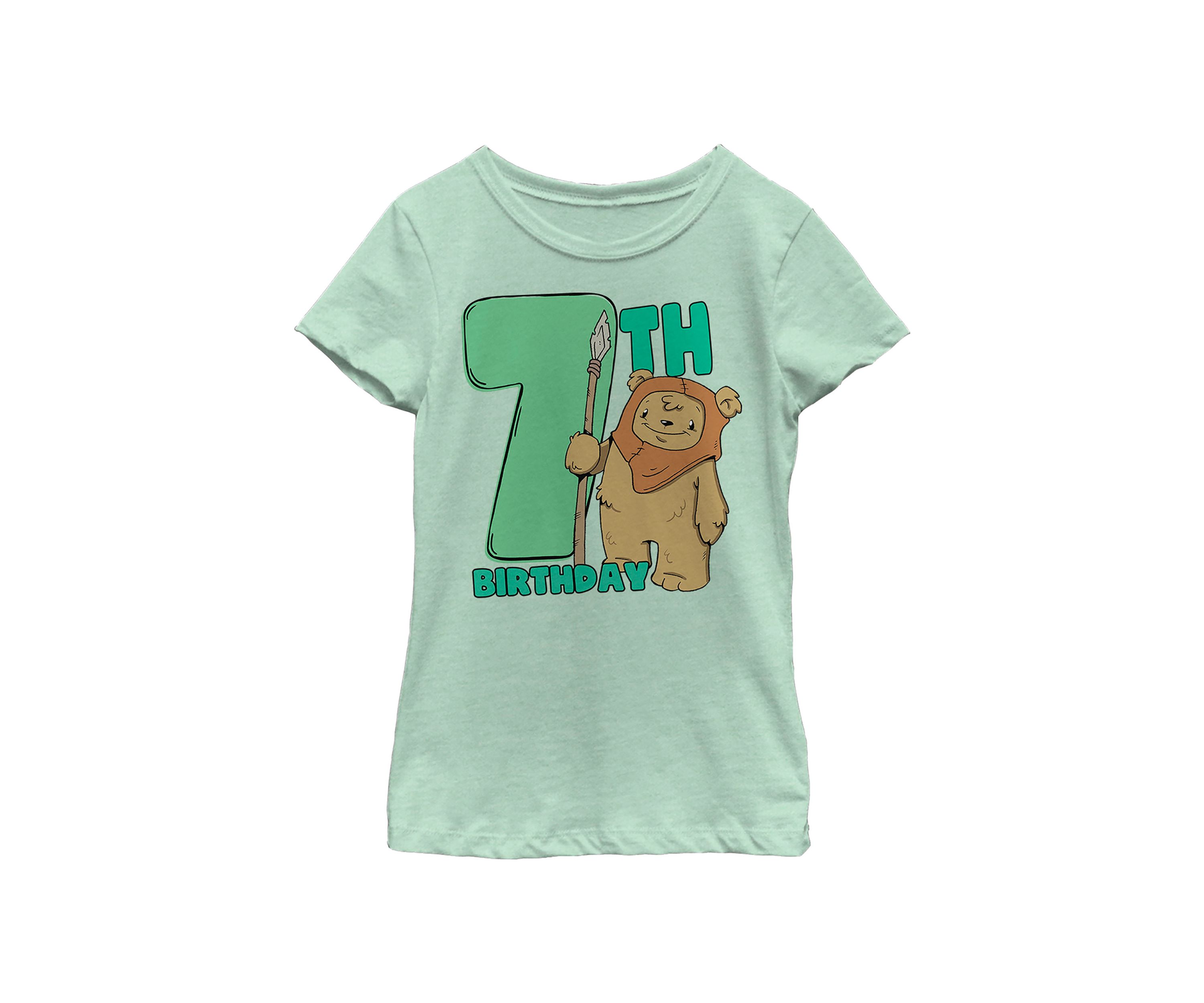 Girls 46x Star Wars Cute Ewok Seven Graphic Top
