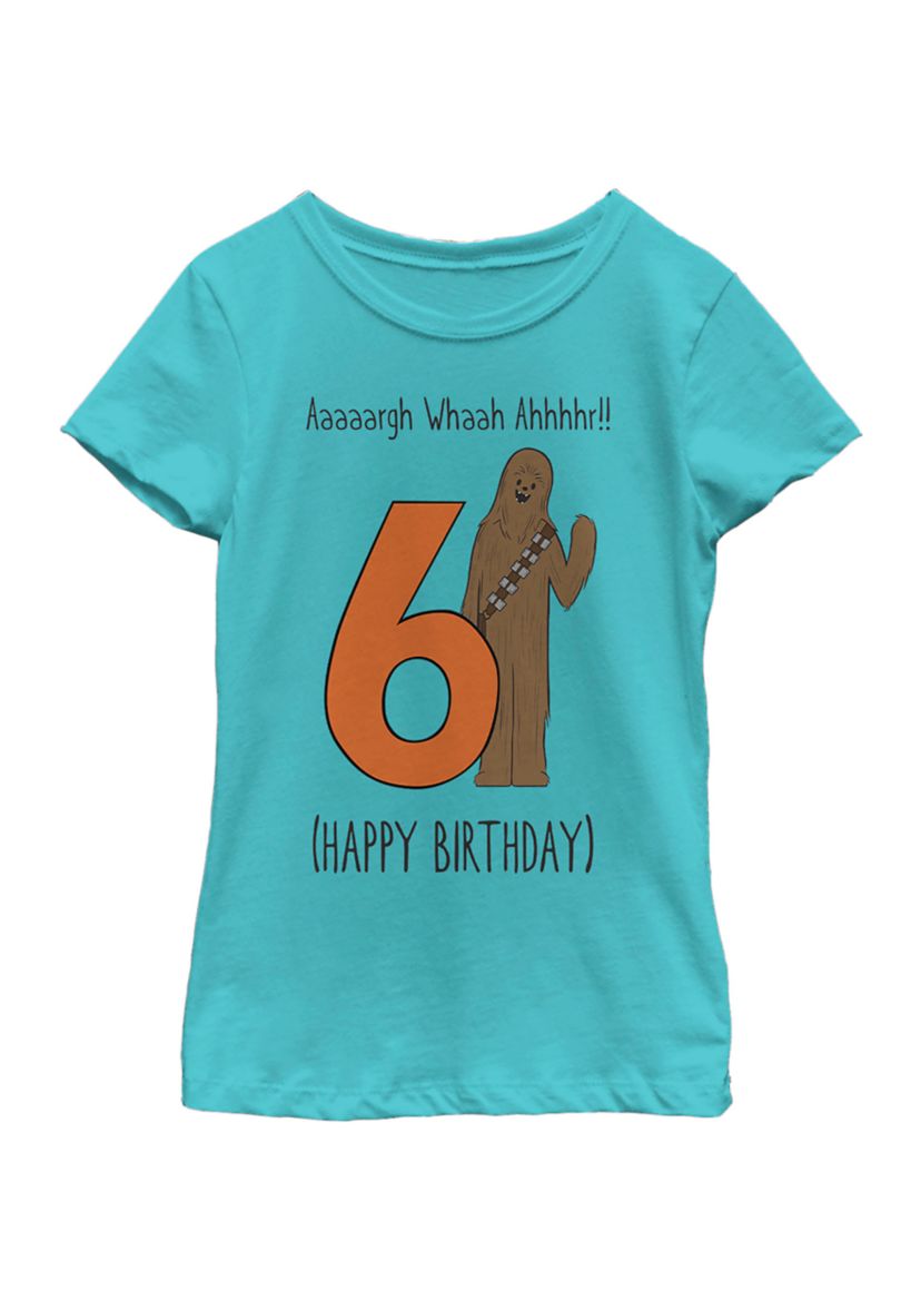 Girls 46x Star Wars Whaah Birthday Graphic Top