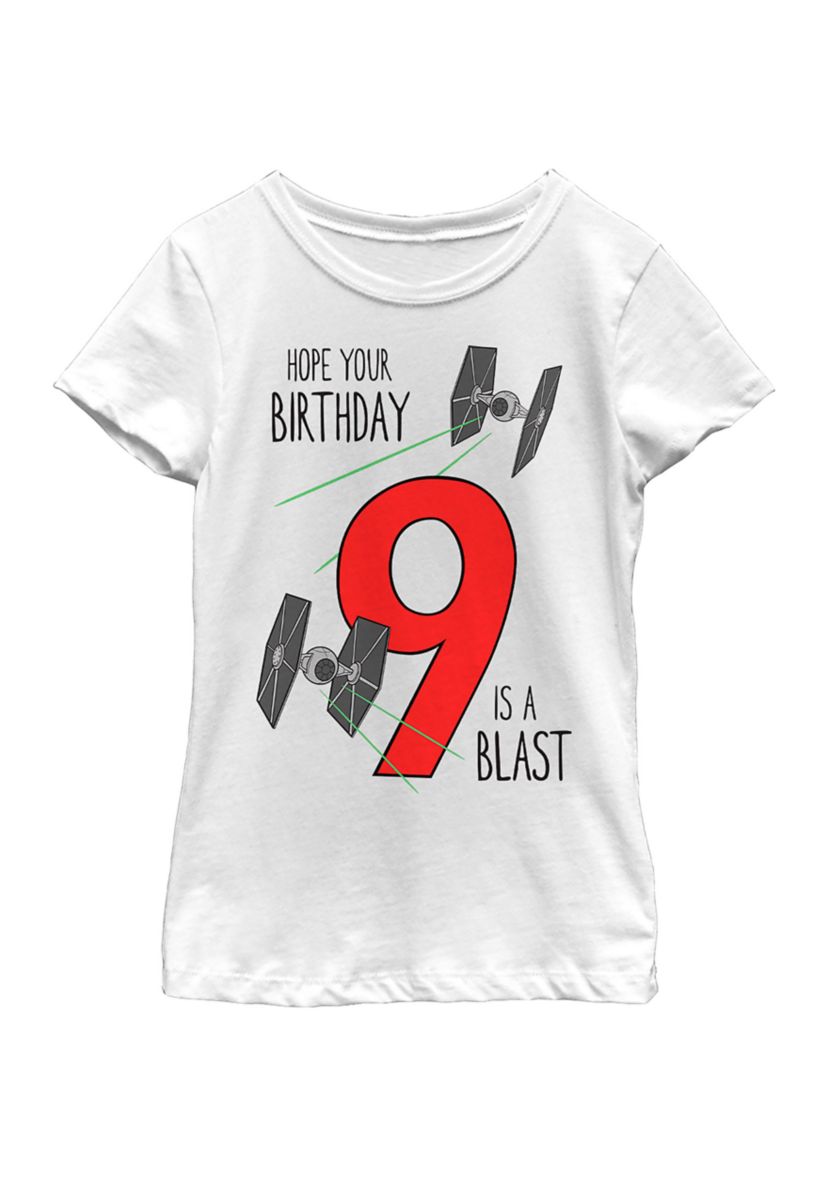Girls 46x Star Wars Blast Birthday Graphic Top