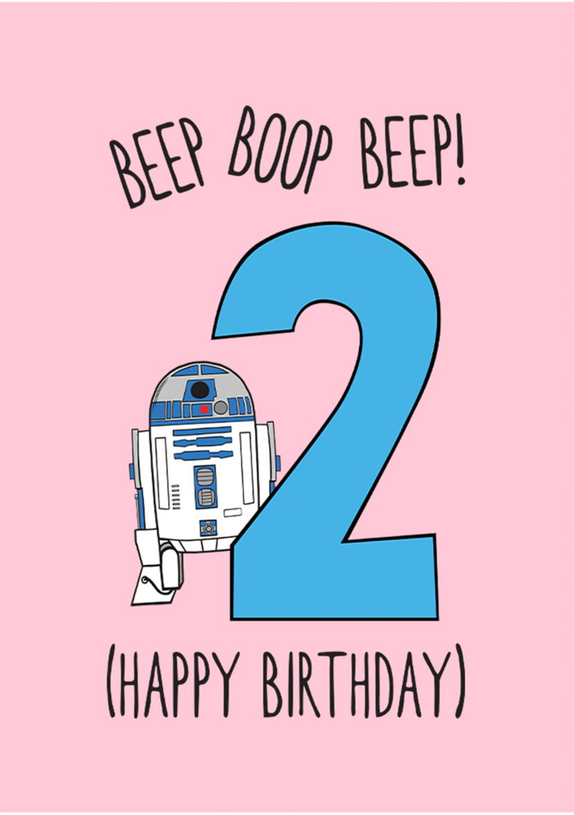 Girls 46x Star Wars Boop Birthday Graphic Top