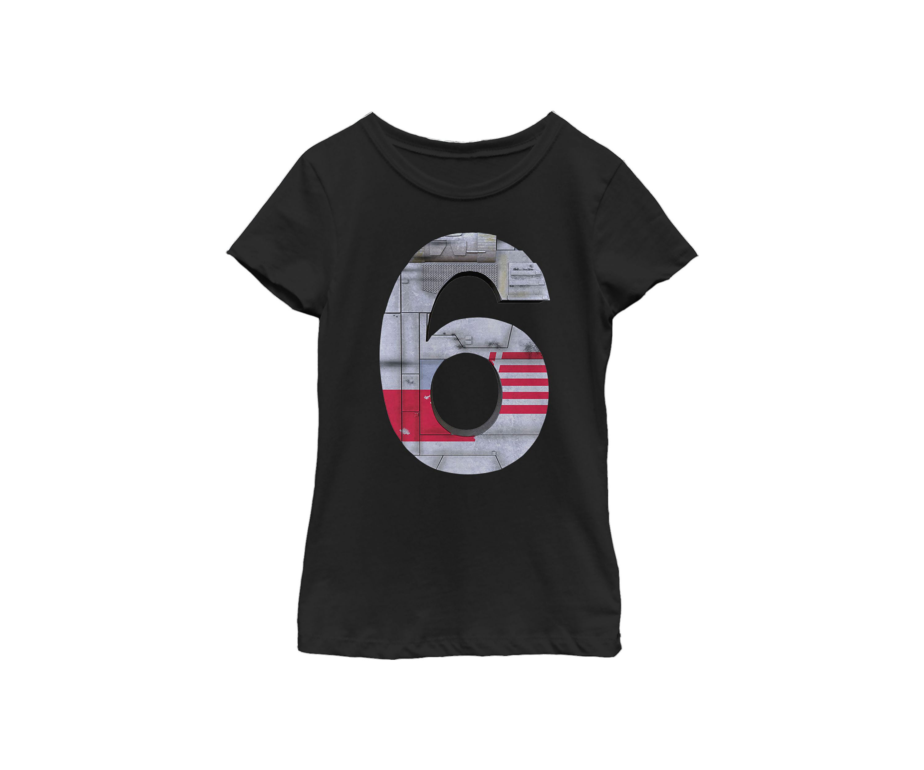 Girls 46x Star Wars Xwing Six Graphic Top