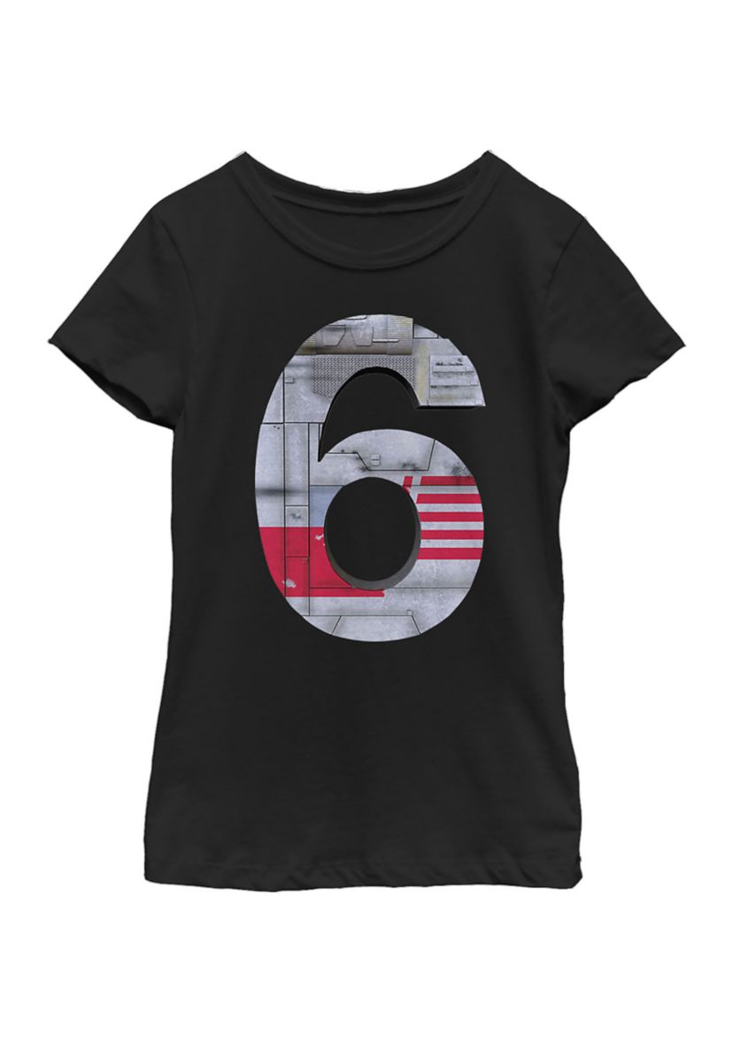 Girls 46x Star Wars Xwing Six Graphic Top
