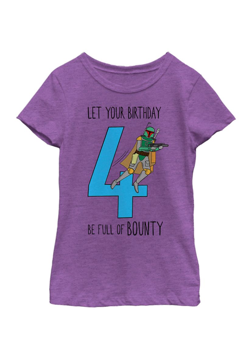 Girls 46x Star Wars Bounty Birthday Graphic Top