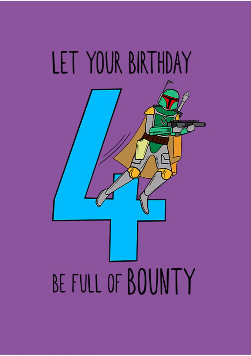 Girls 46x Star Wars Bounty Birthday Graphic Top