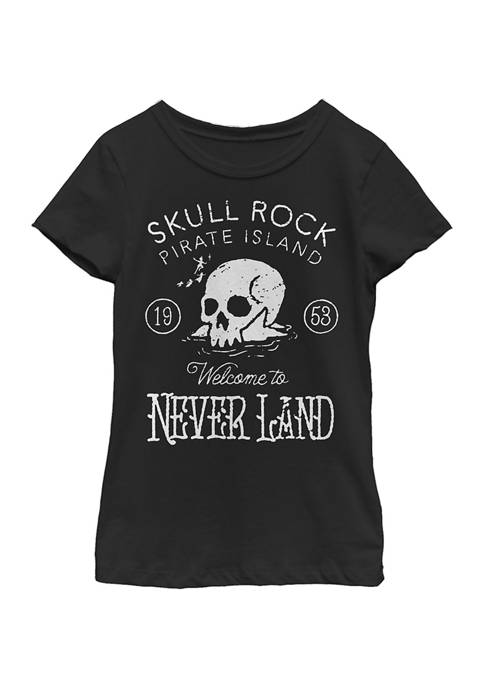  Girls 7-16 Welcome to Skullrock Graphic T-Shirt 