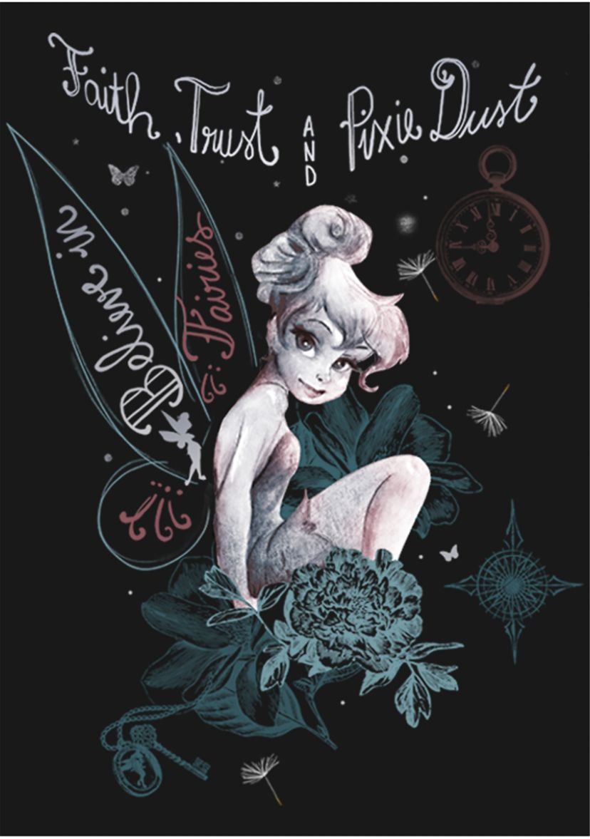  Girls 7-16 Tink in Fairy Land Graphic T-Shirt