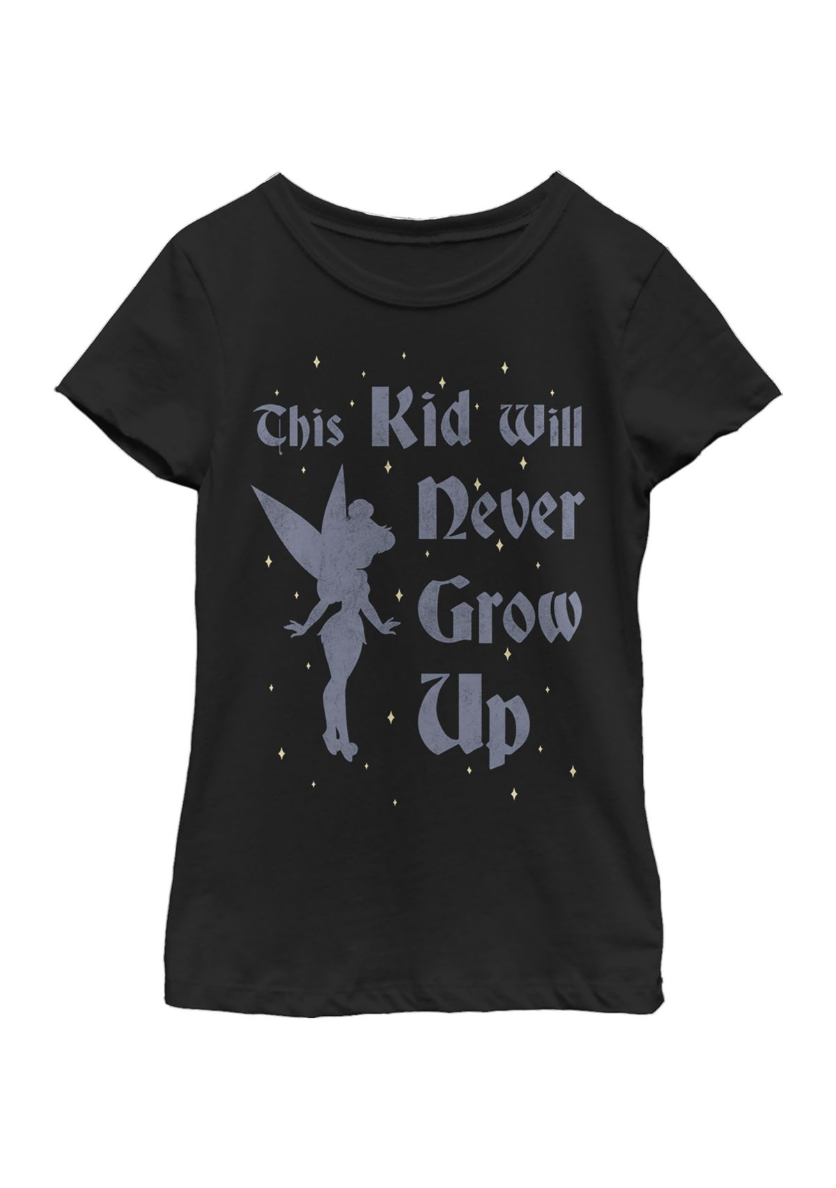  Girls 7-16 Girl Wont Grow Up Graphic T-Shirt