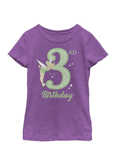 Disney® Girls 4-6x Tink 3rd Birthday Graphic T-Shirt