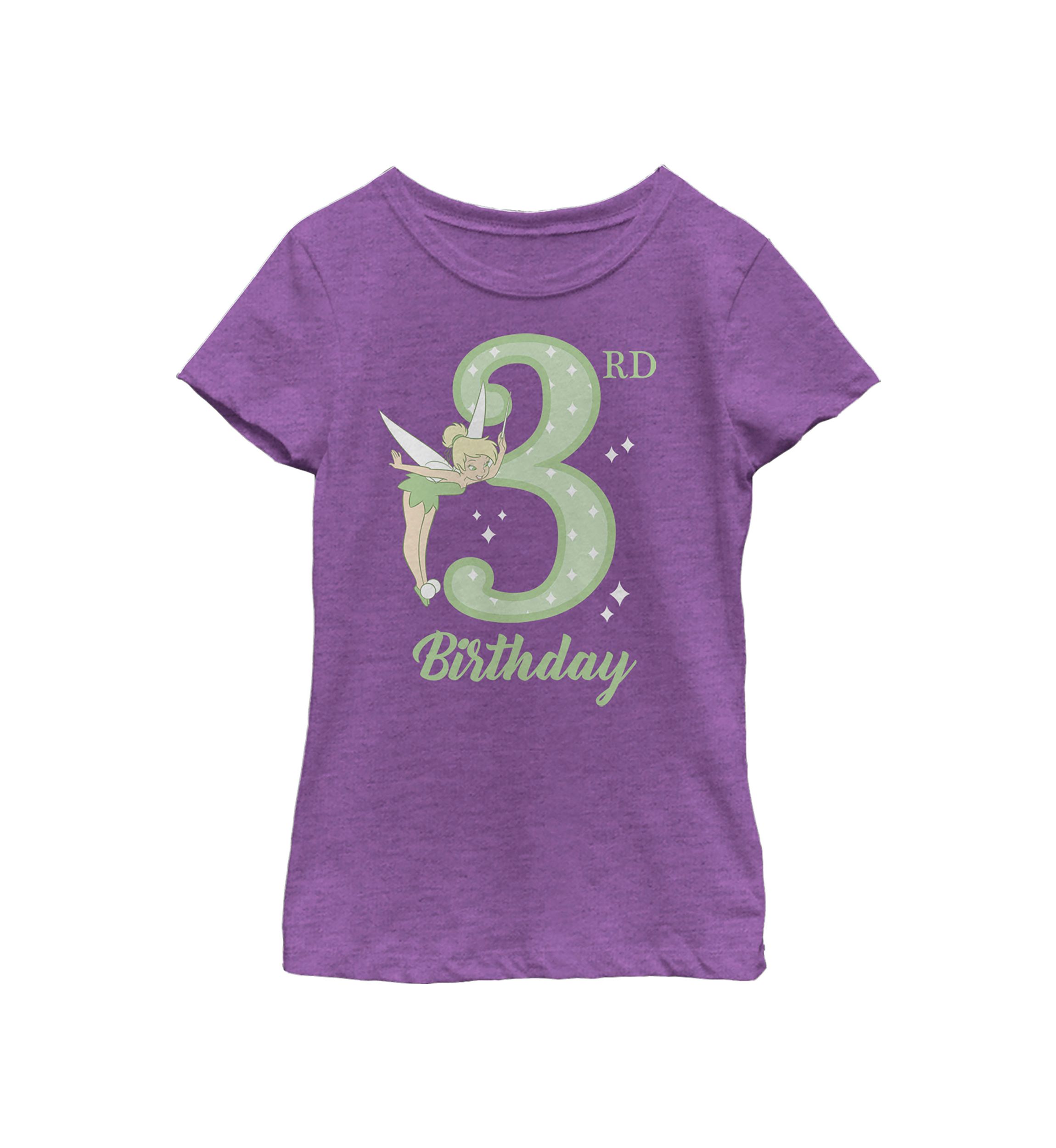 Girls 4-6x Tink 3rd Birthday Graphic T-Shirt