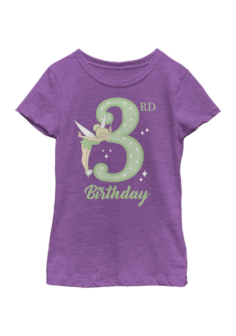 Girls 4-6x Tink 3rd Birthday Graphic T-Shirt