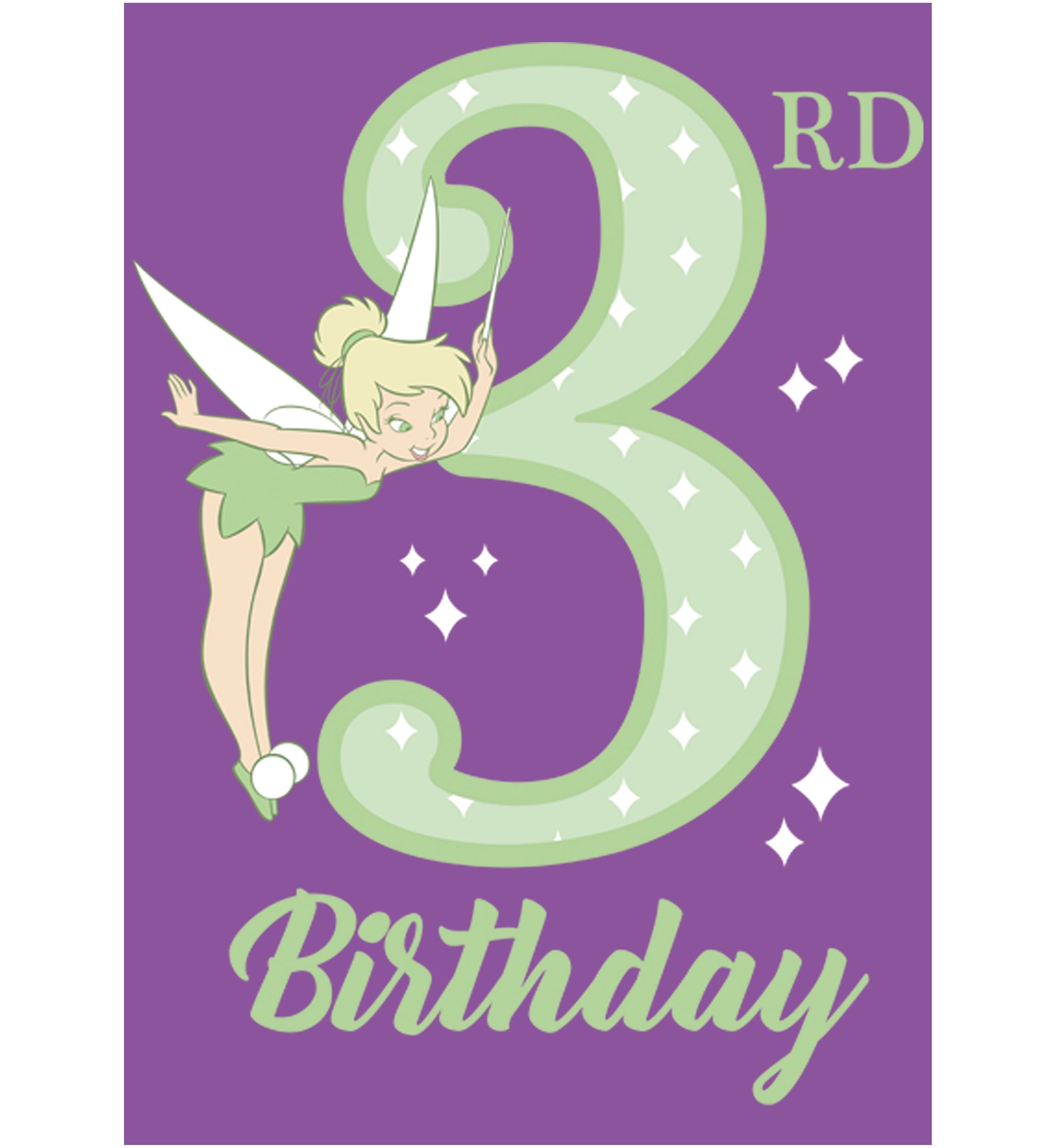 Girls 4-6x Tink 3rd Birthday Graphic T-Shirt