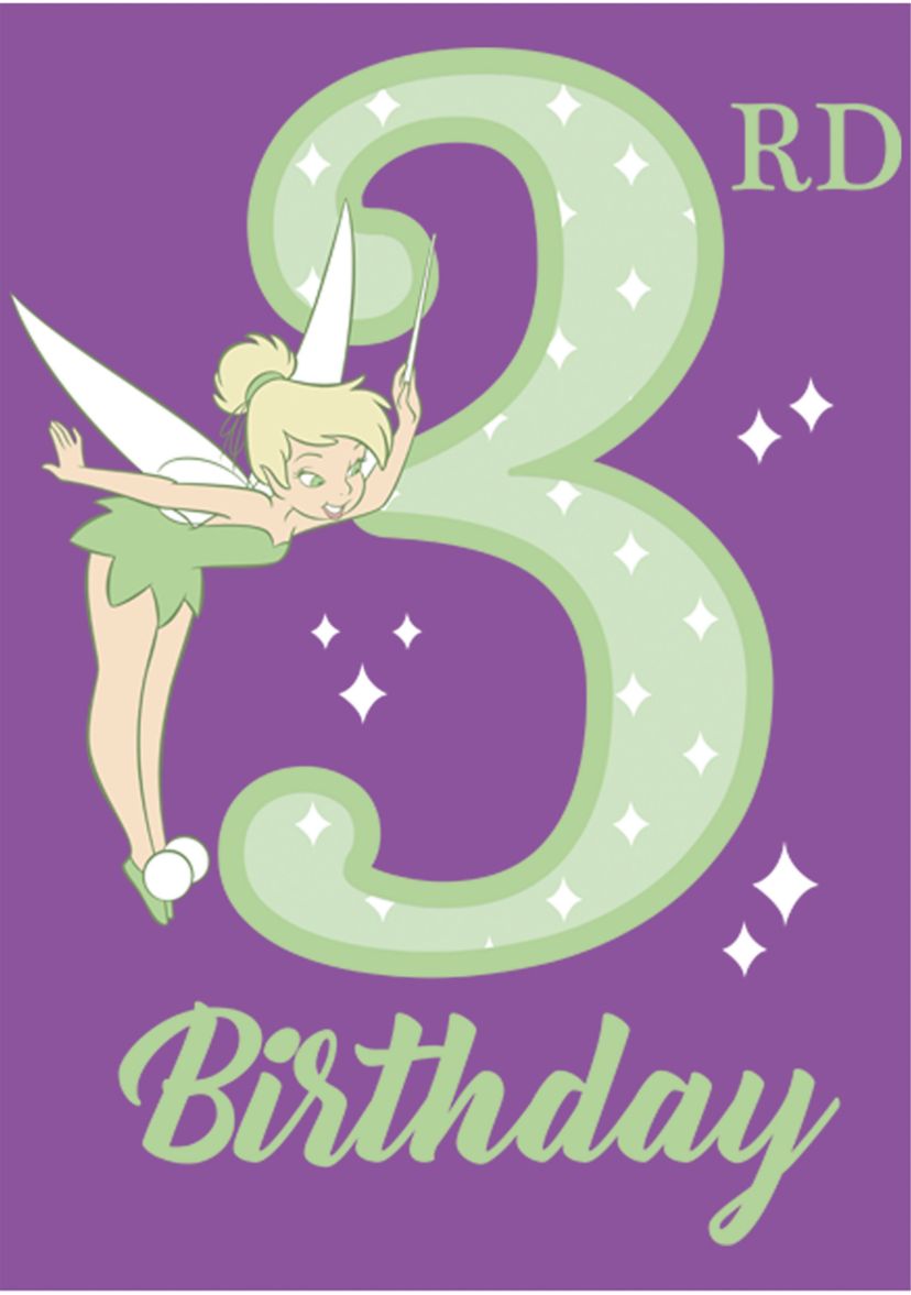 Girls 4-6x Tink 3rd Birthday Graphic T-Shirt
