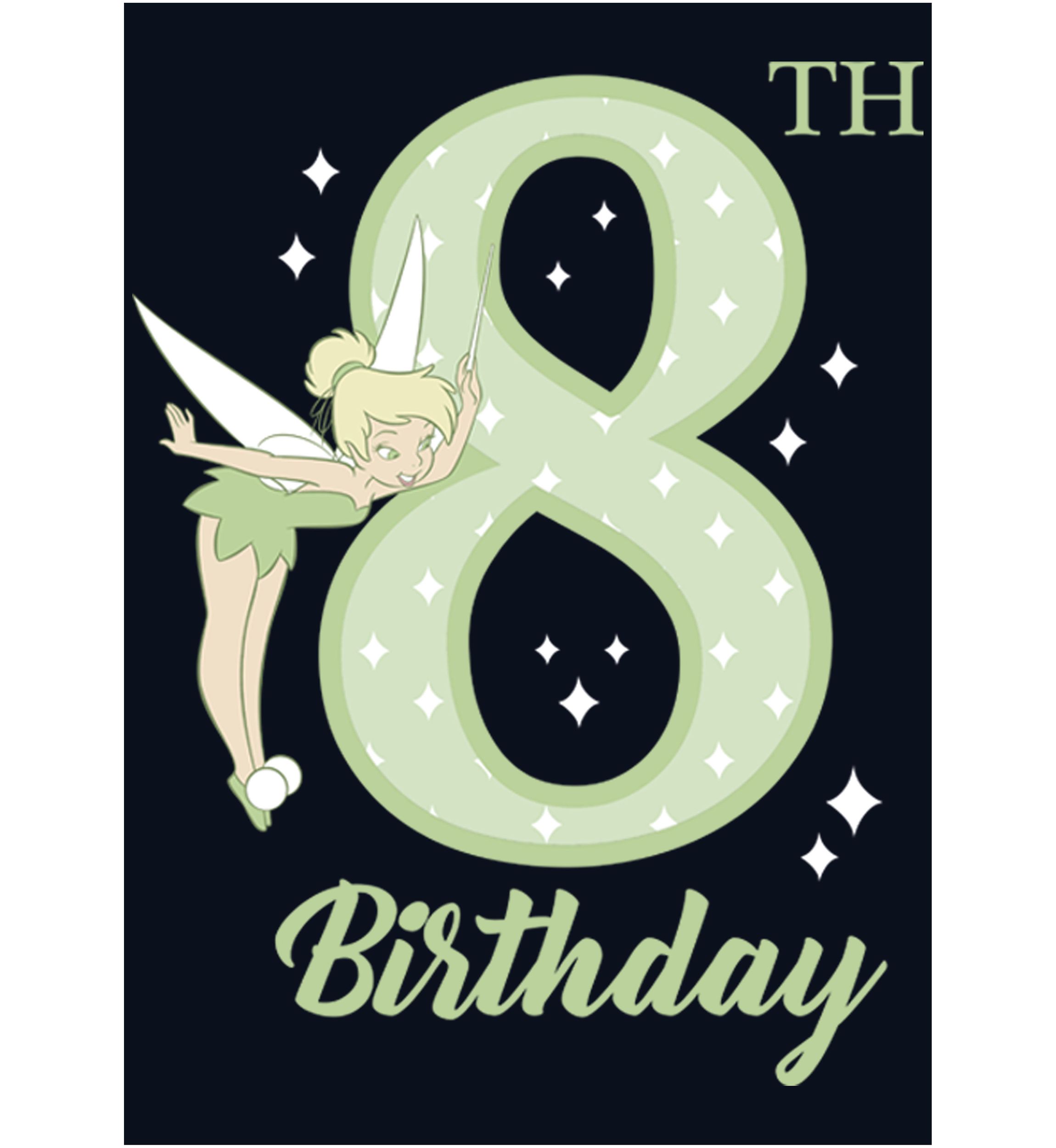 Girls 4-6x Tink 8th Birthday Graphic T-Shirt