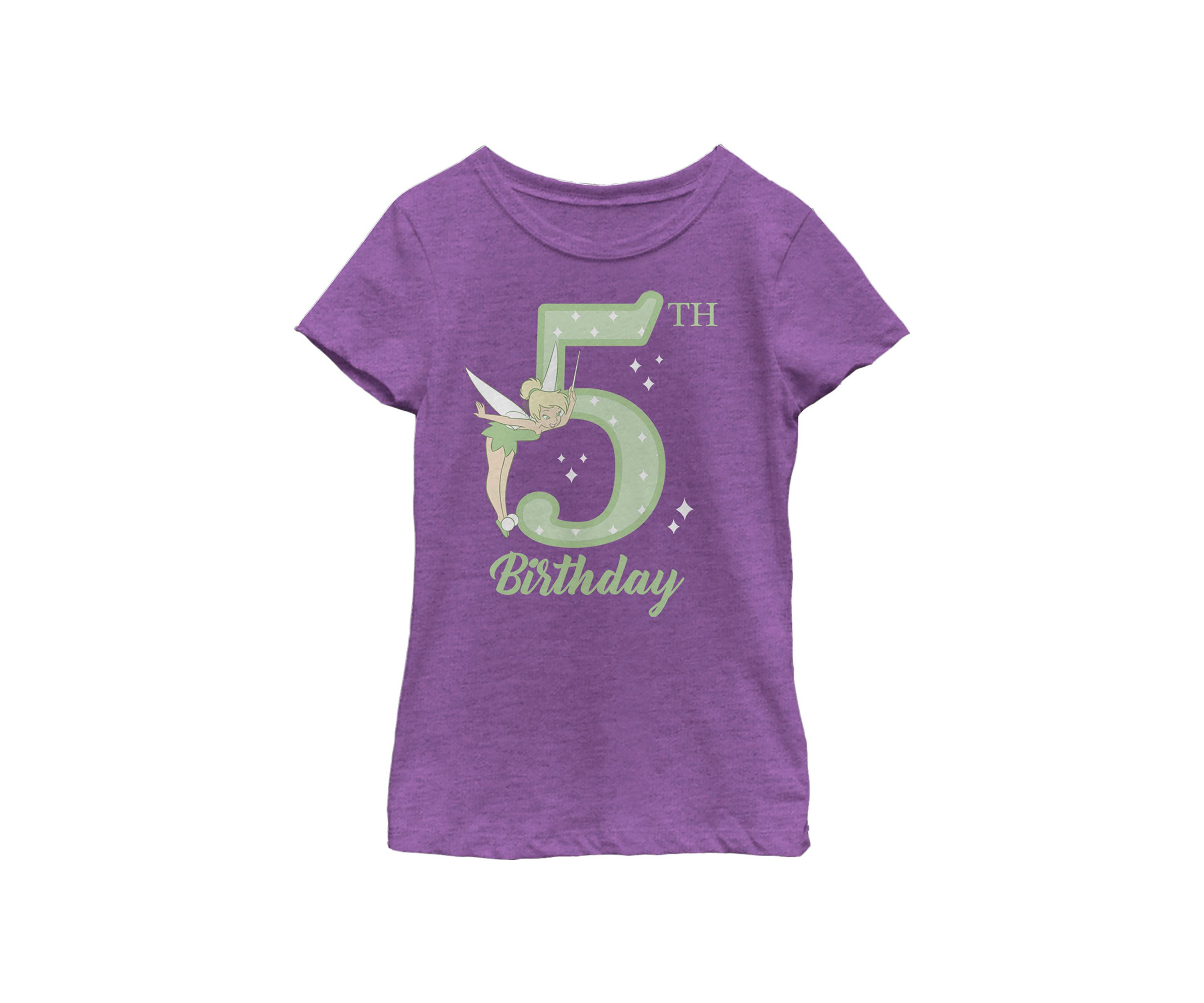 Girls 4-6x  Tink 5th Birthday Graphic T-Shirt