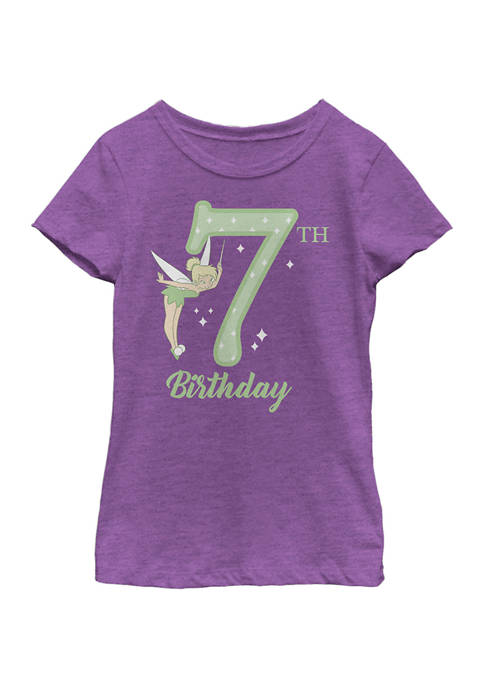 Disney® Girls 4-6x Tink 7th Birthday Graphic T-Shirt