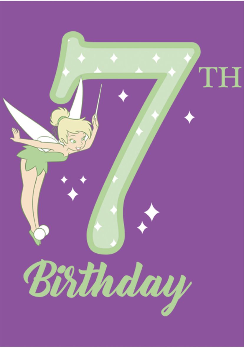 Girls 4-6x  Tink 7th Birthday Graphic T-Shirt