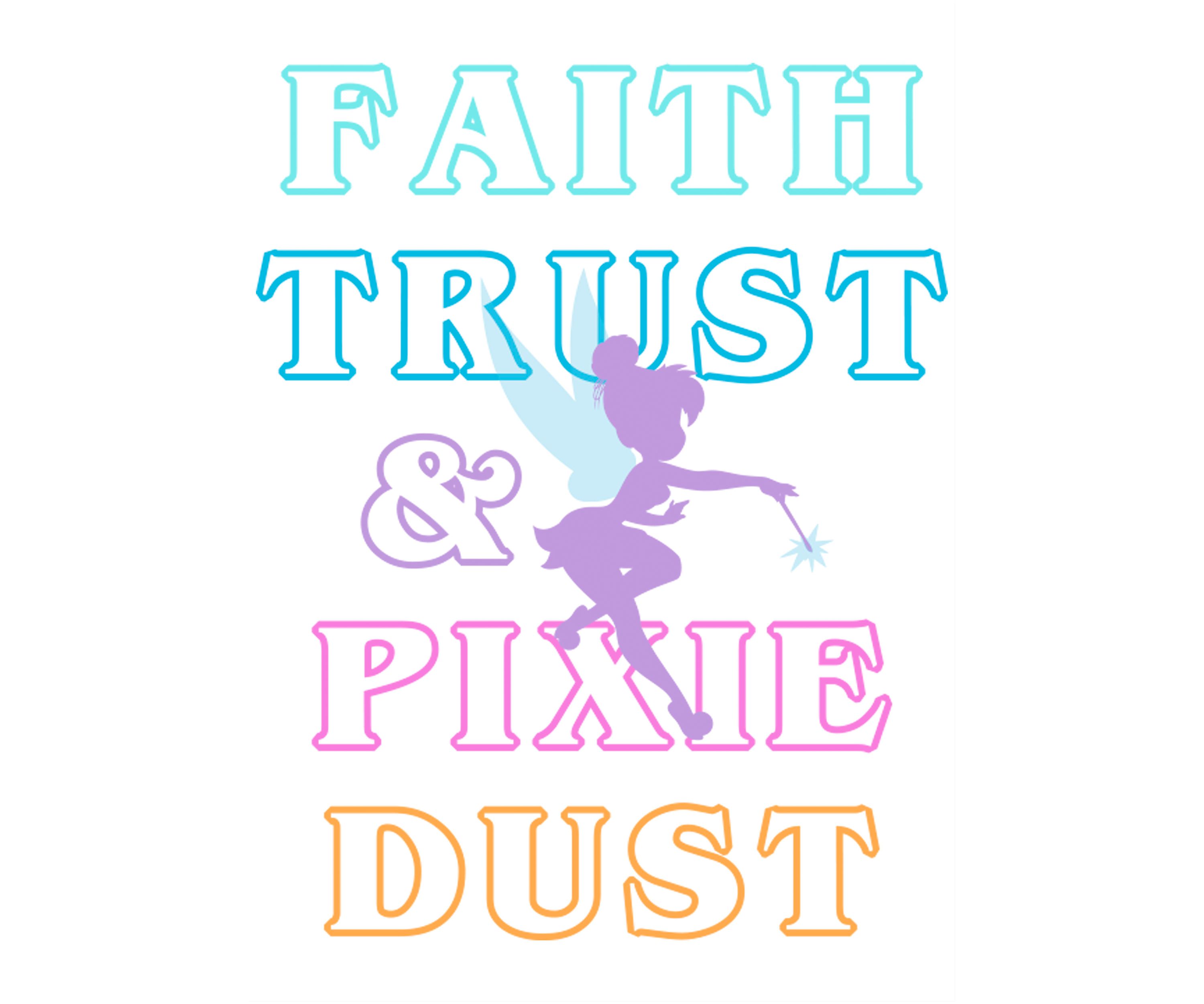Girls 7-16 Faith Trust & Pixie Dust Graphic T-Shirt