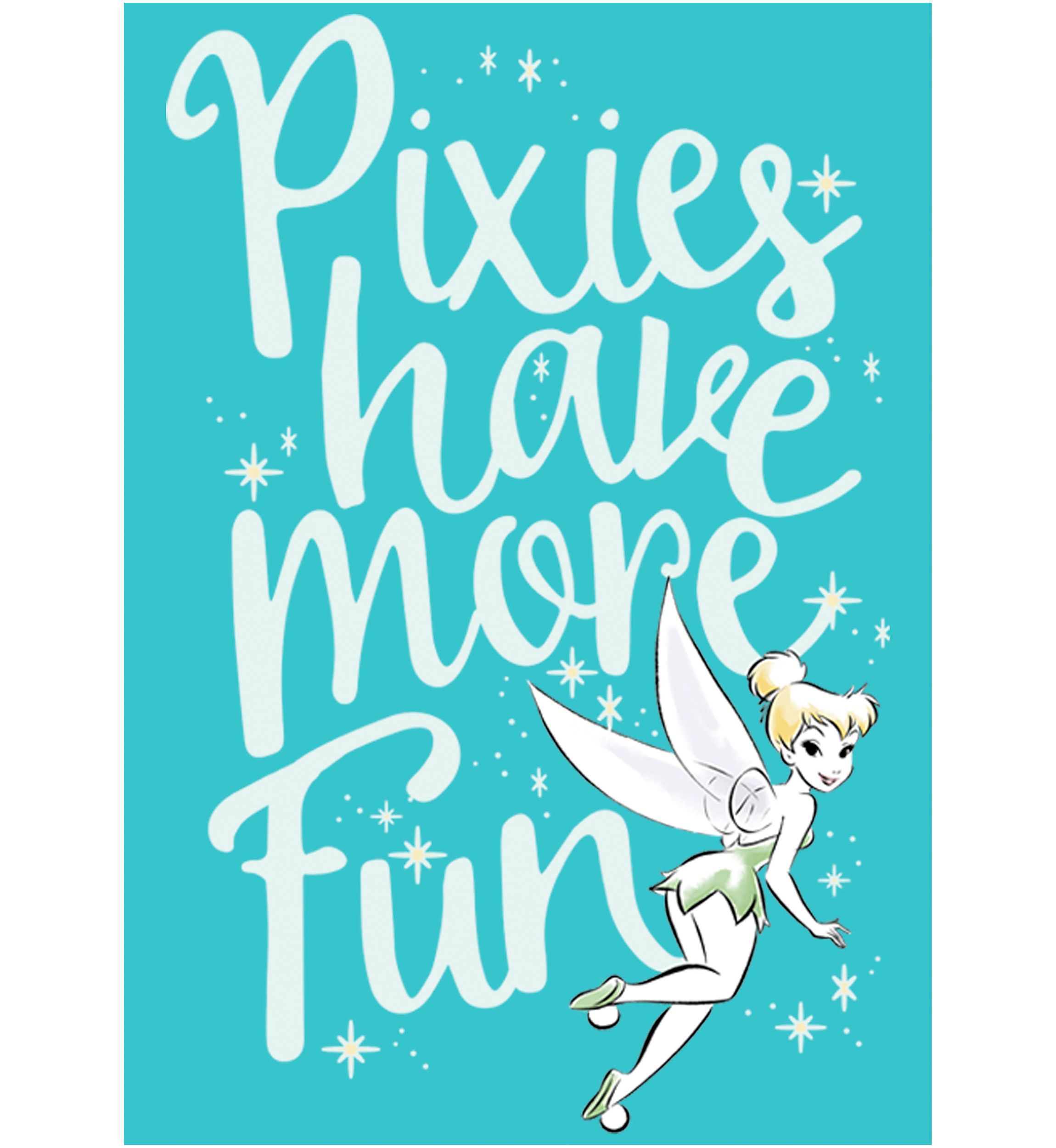  Girls 7-16 Pixies Are Fun Graphic T-Shirt