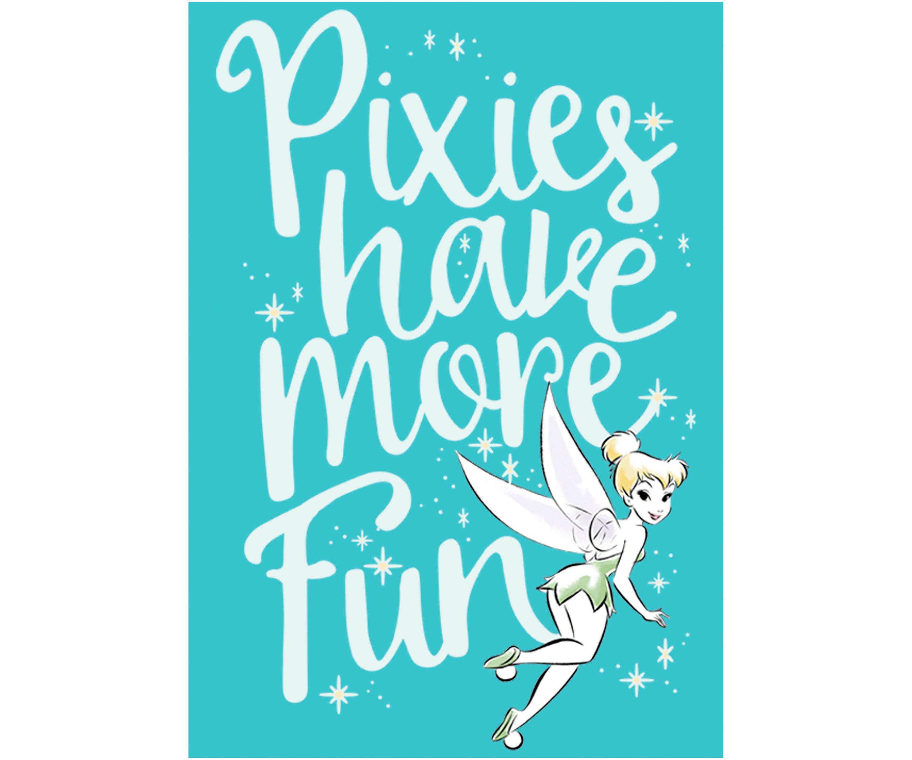  Girls 7-16 Pixies Are Fun Graphic T-Shirt