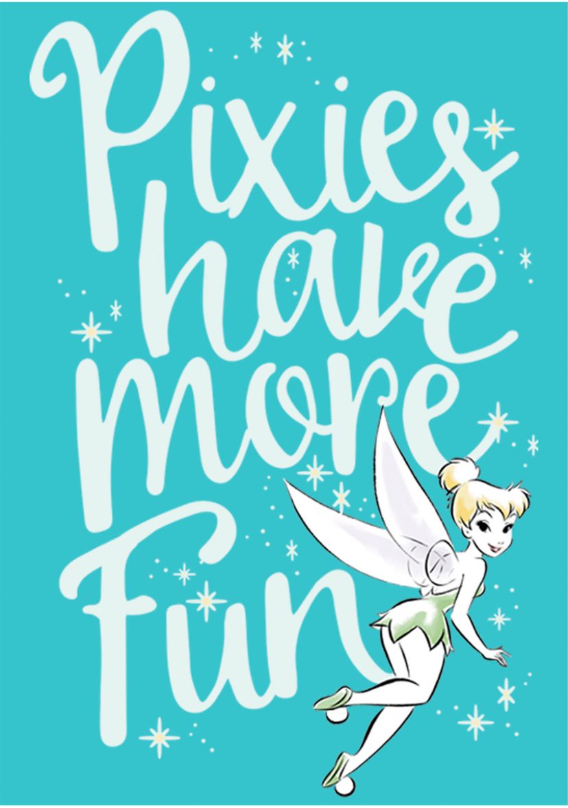  Girls 7-16 Pixies Are Fun Graphic T-Shirt